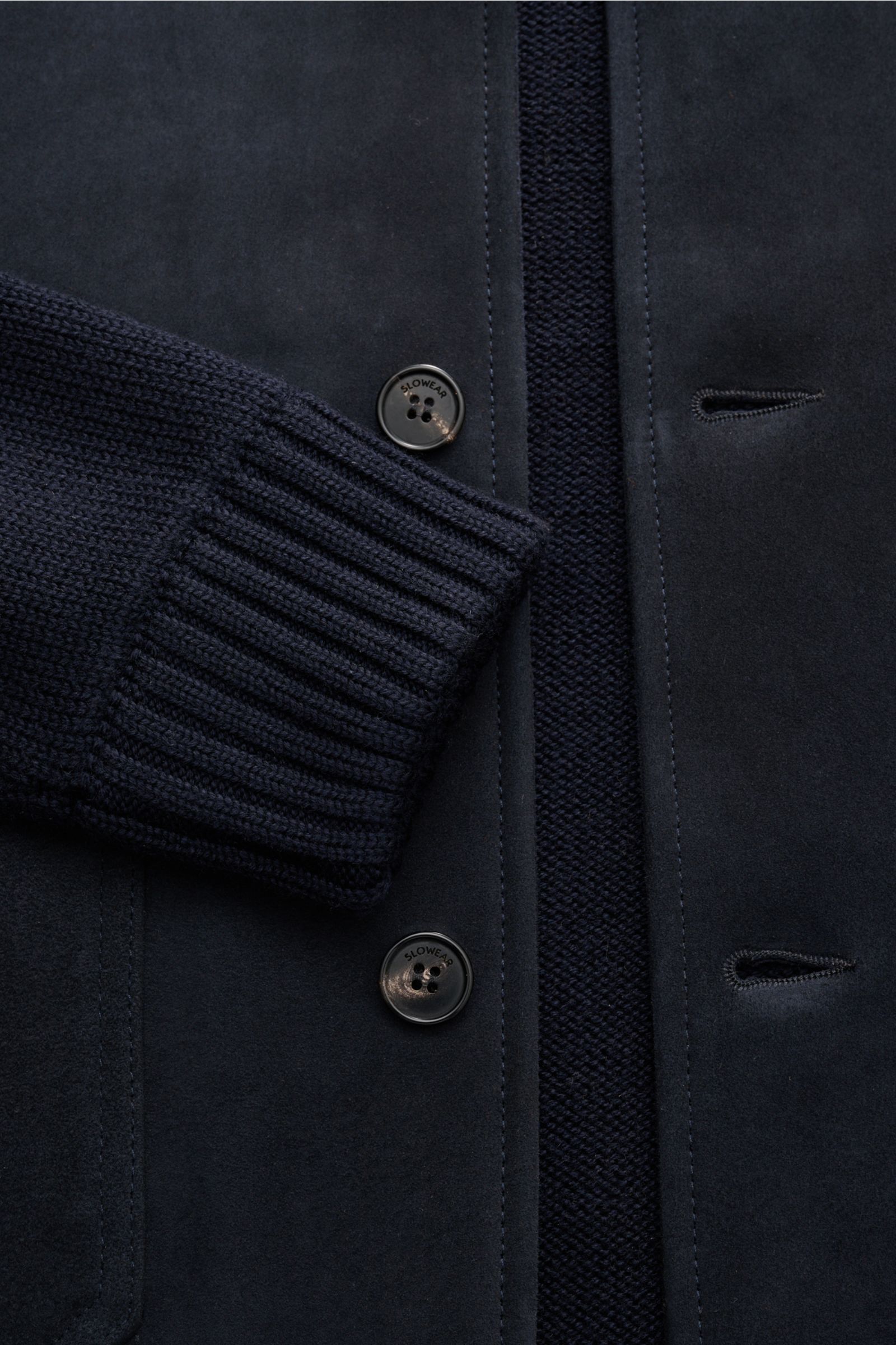 Zanone Strickblouson navy