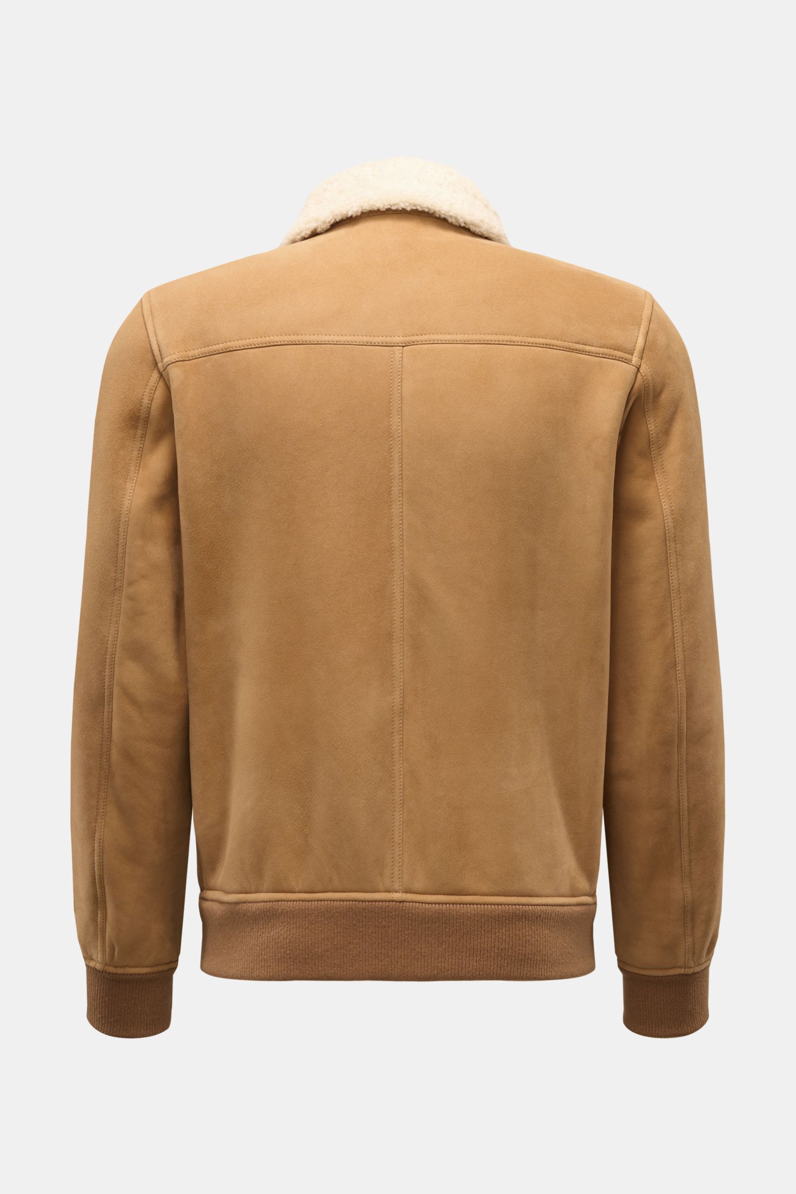 Moorer Veloursleder-Blouson 'Fiano' camel