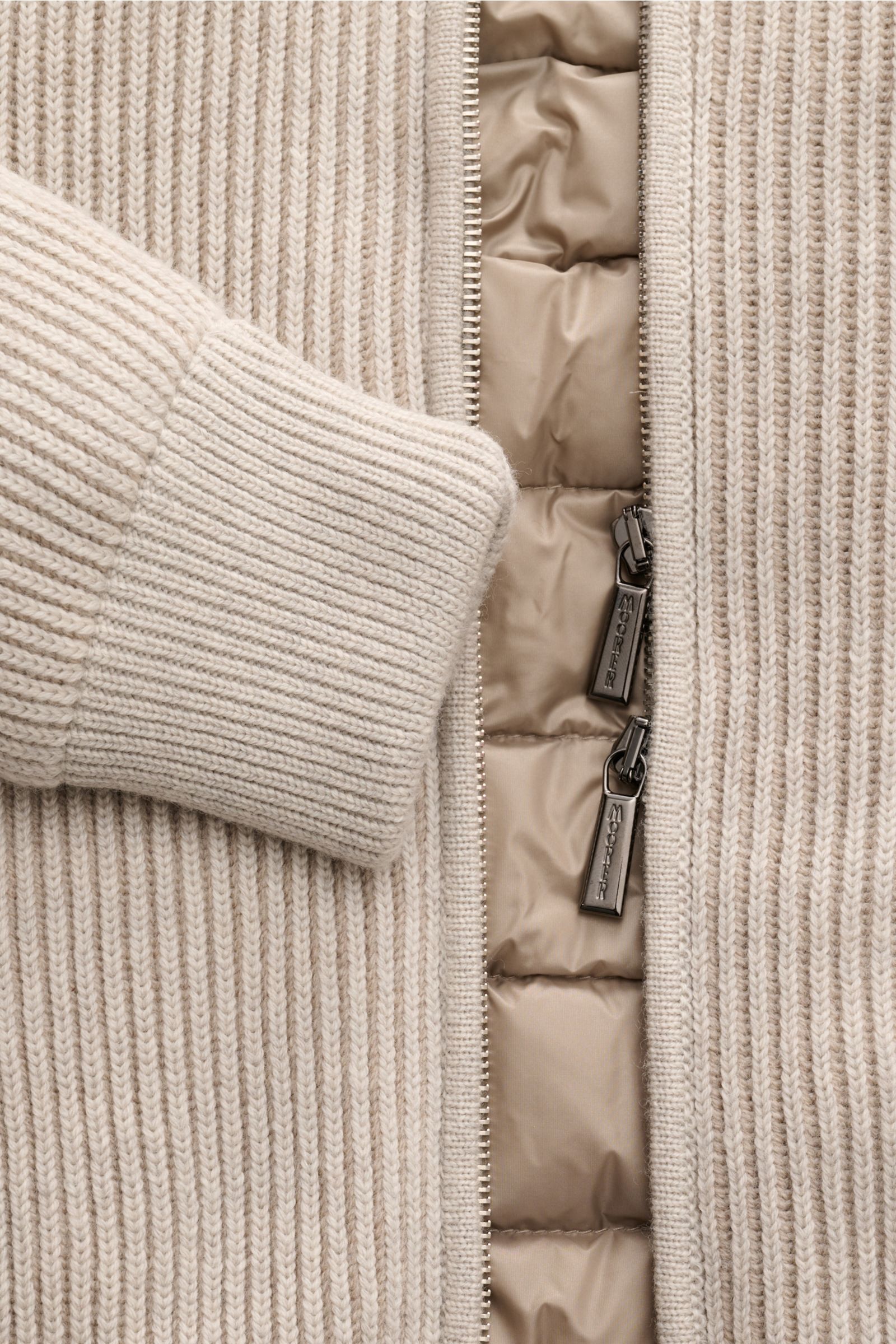 Moorer Daunenblouson 'Arena' beige