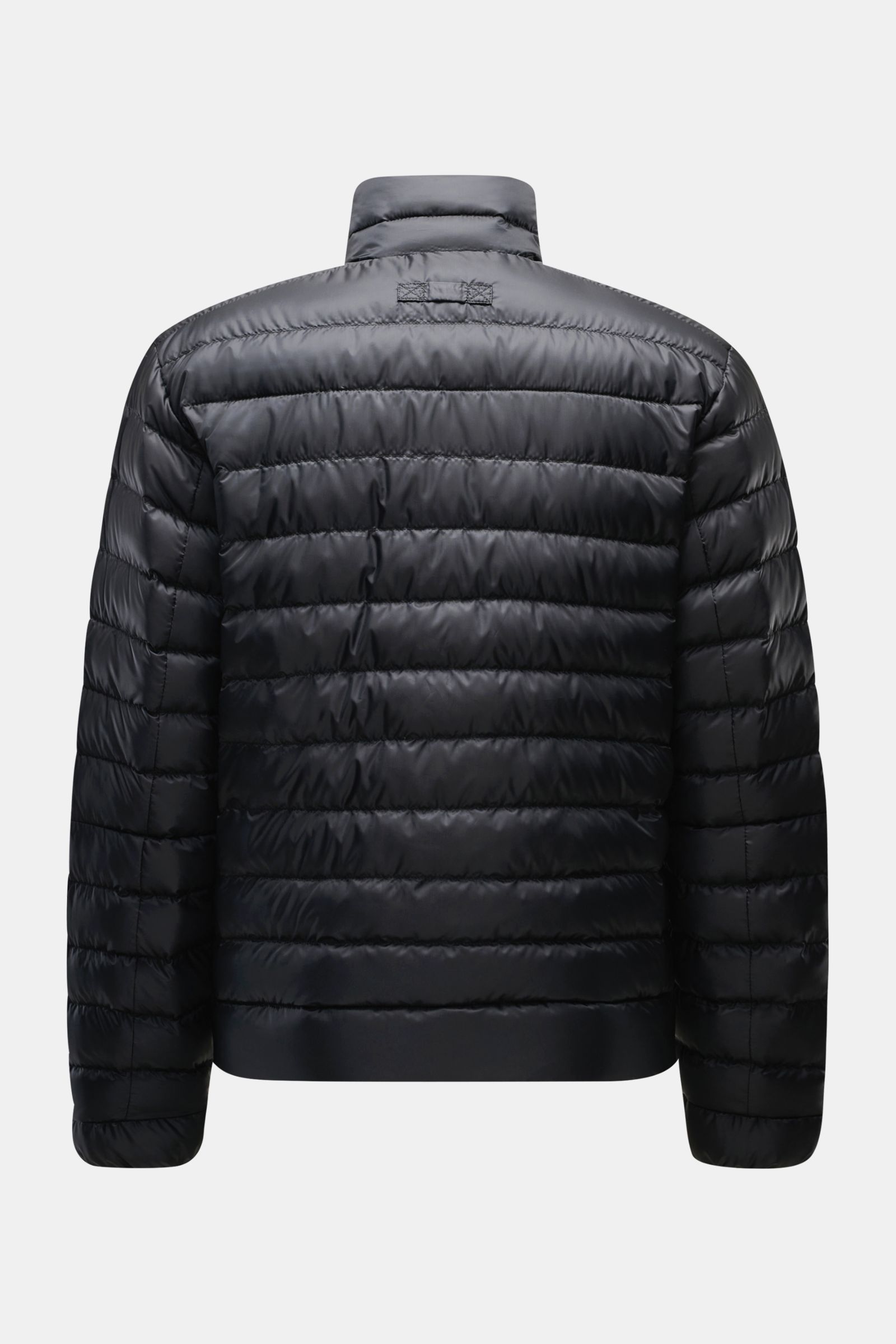 Back view of the Canada Goose Down jacket 'Stratus Tonal' navy, a super lightweight, slim fit down jacket with ripstop fabric and padded standing collar.

The super lightweight 'Stratus Tonal' down jacket by CANADA GOOSE with high-quality ripstop outer