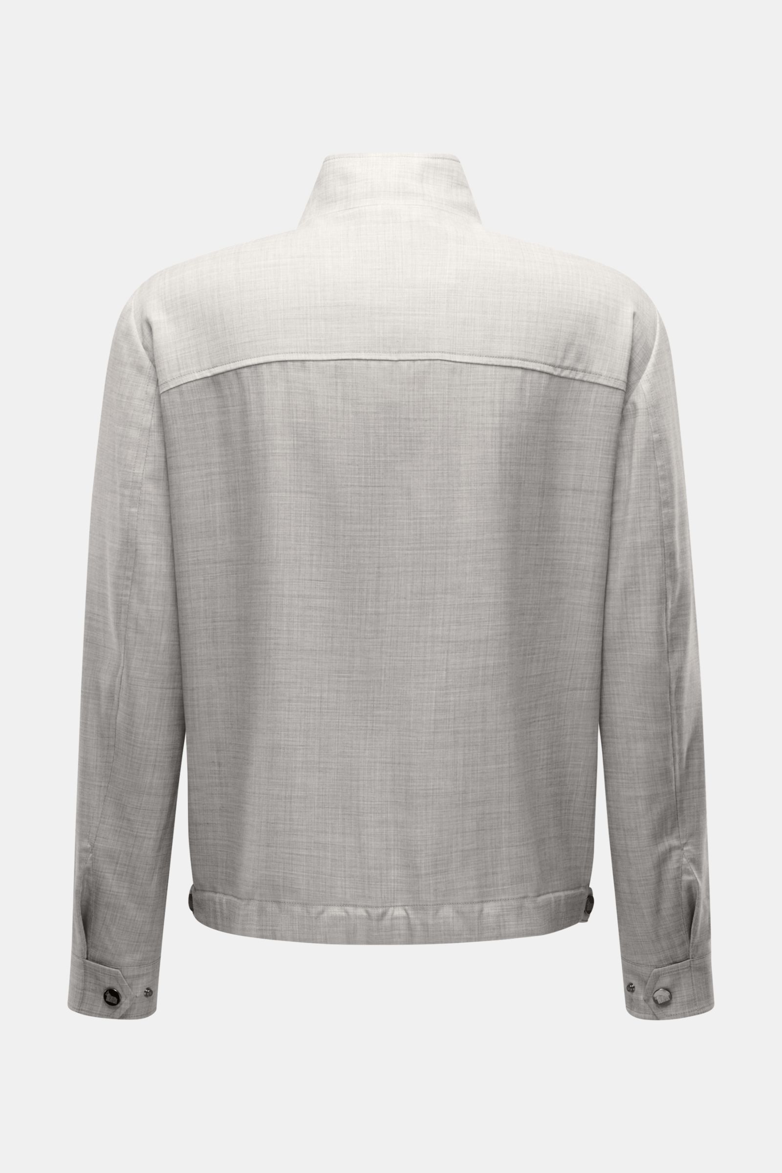 Colombo Cashmere Blouson 'Nicholson' grau meliert