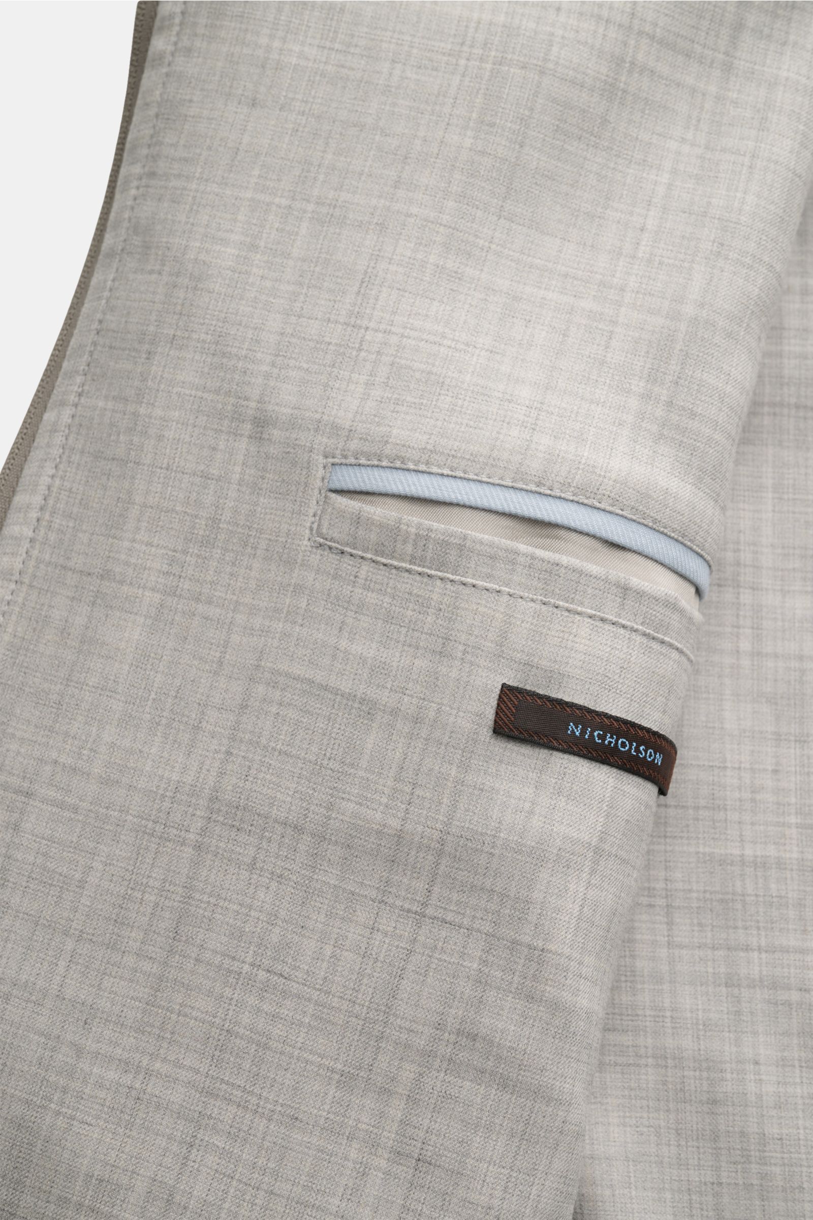 Colombo Cashmere Blouson 'Nicholson' grau meliert