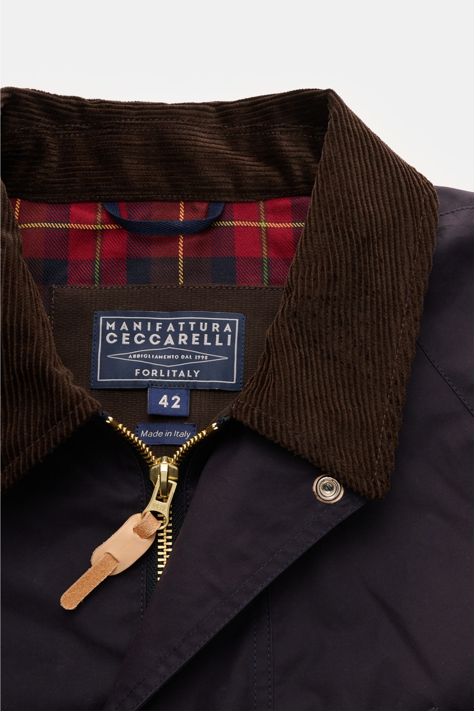 Manifattura Ceccarelli Wachsjacke 'Raincaban' navy