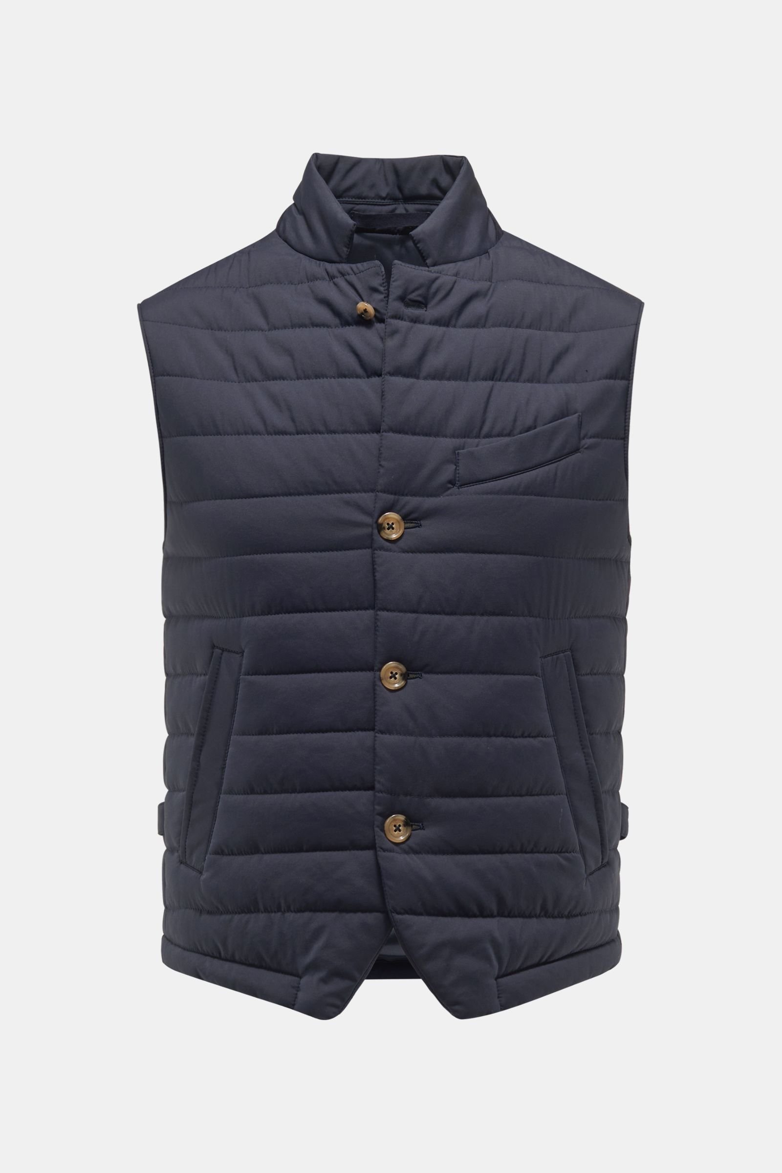 Quilted gilet navy