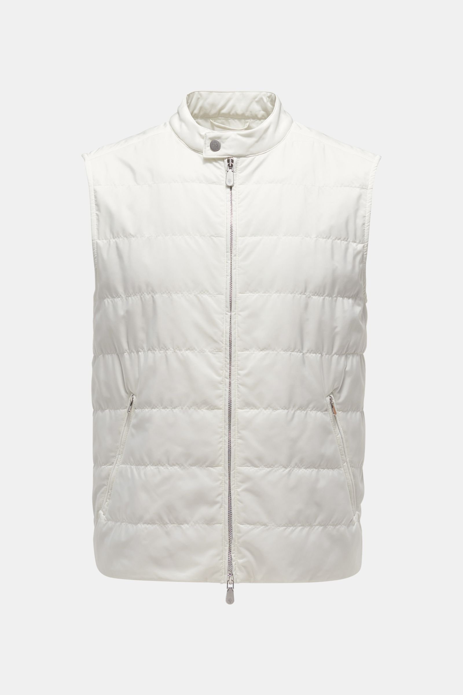 Quilted gilet off-white