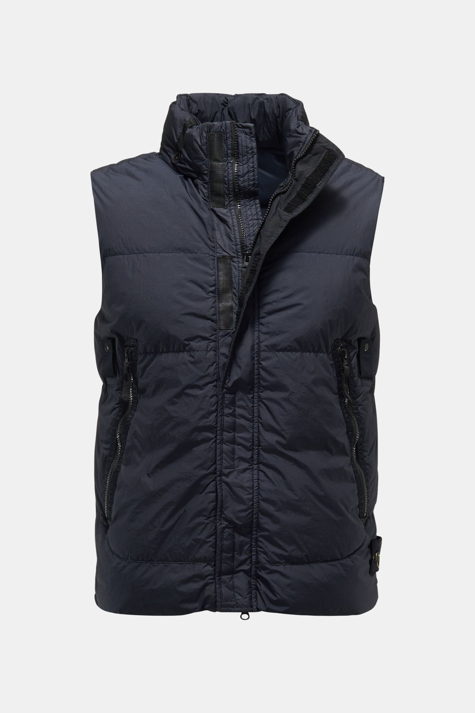 Down gilet 'Garment Dyed Crinkle Reps NY Down' navy