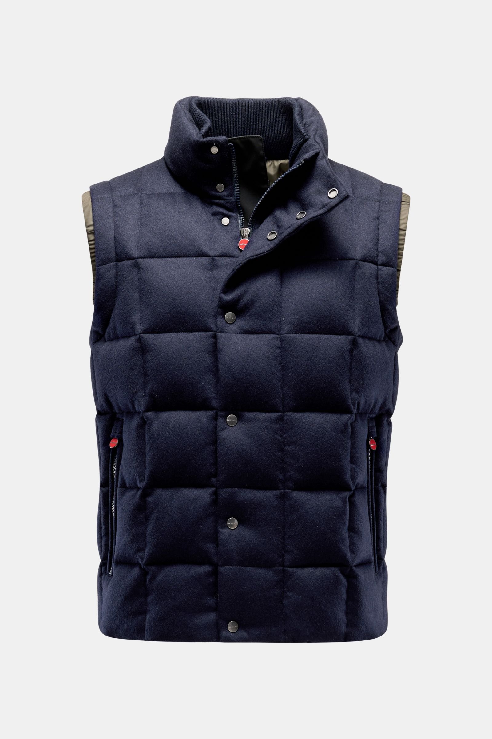 Cashmere down gilet navy 