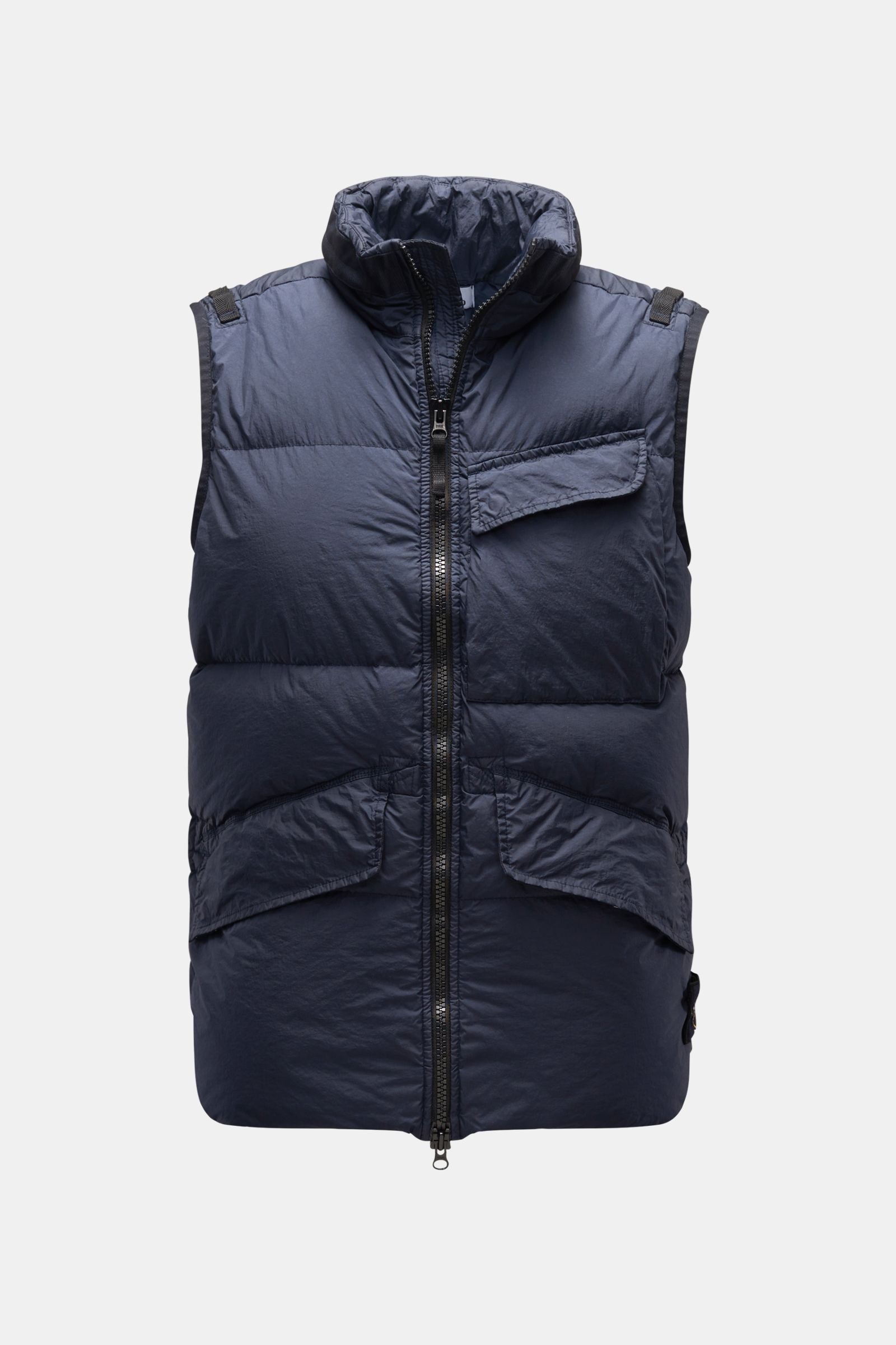 Down gilet 'Garment Dyed Crinkle Reps R-NY Down' navy