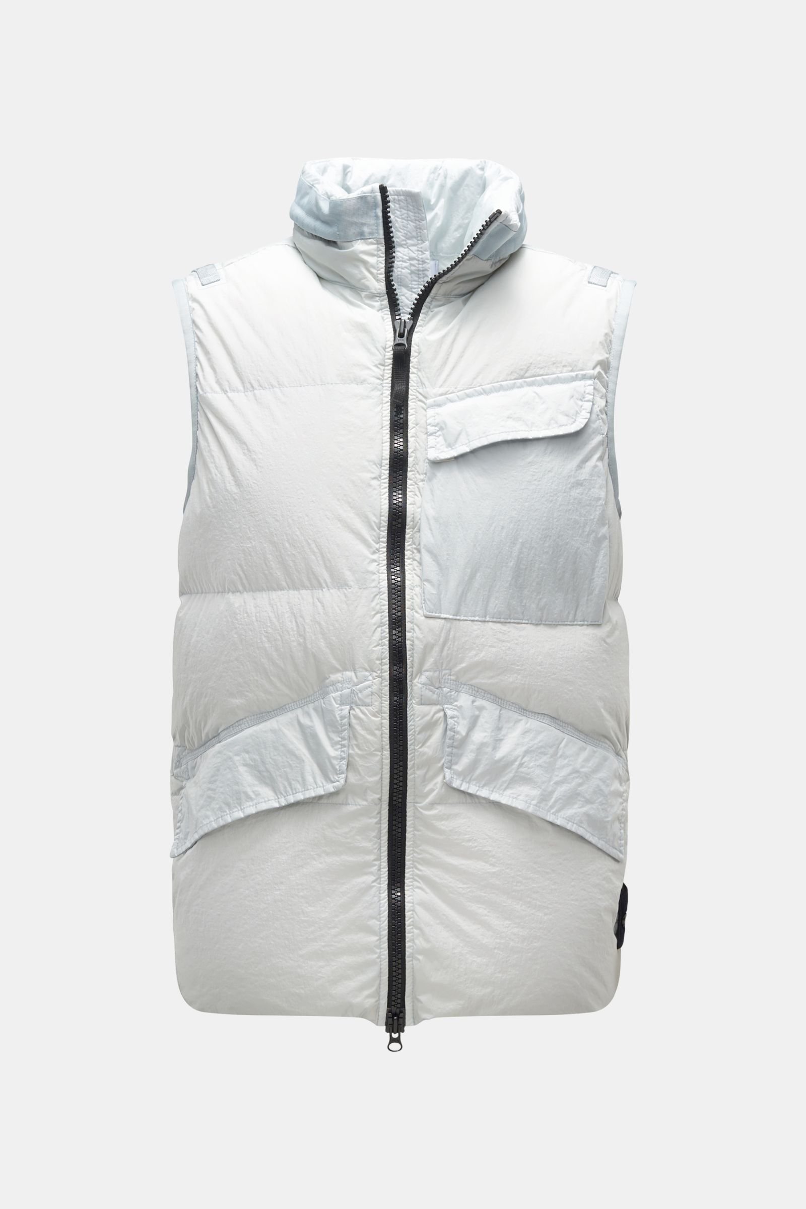Down gilet 'Garment Dyed Crinkle Reps R-NY Down' light grey