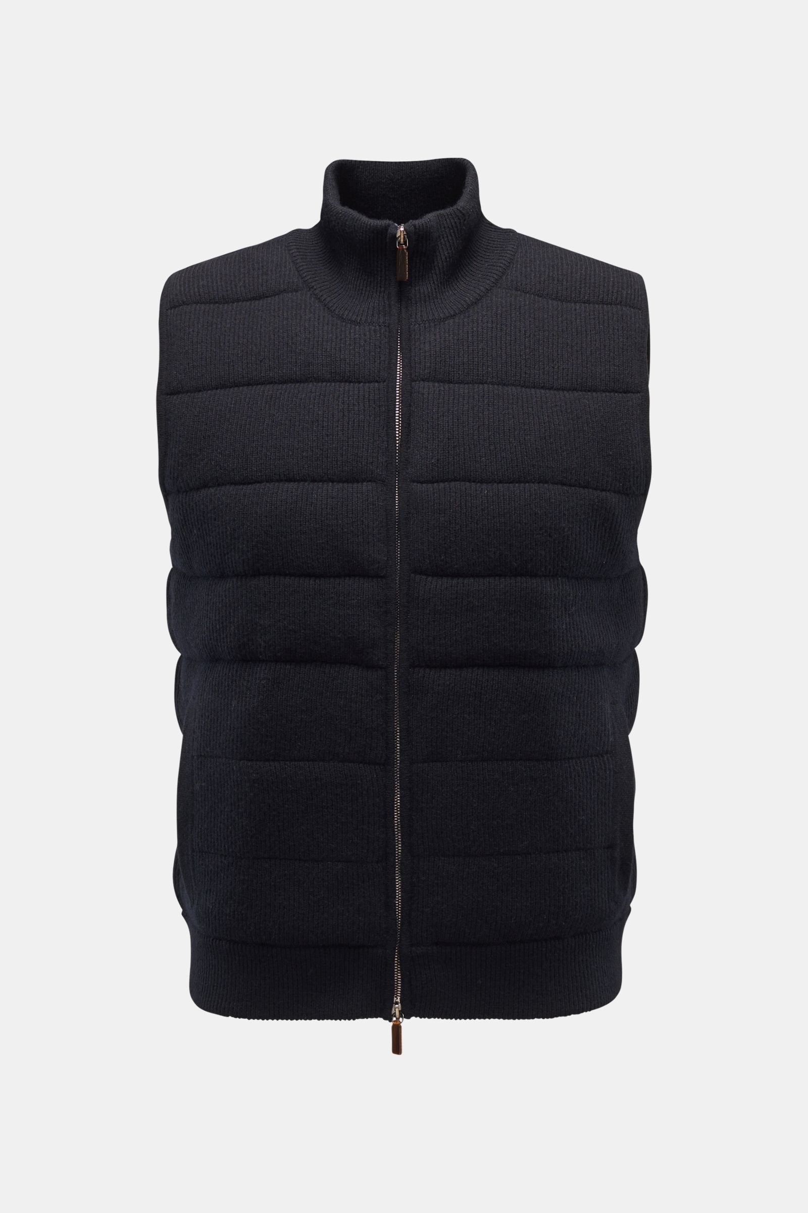 Cashmere knitted waistcoat 'Mailo' navy