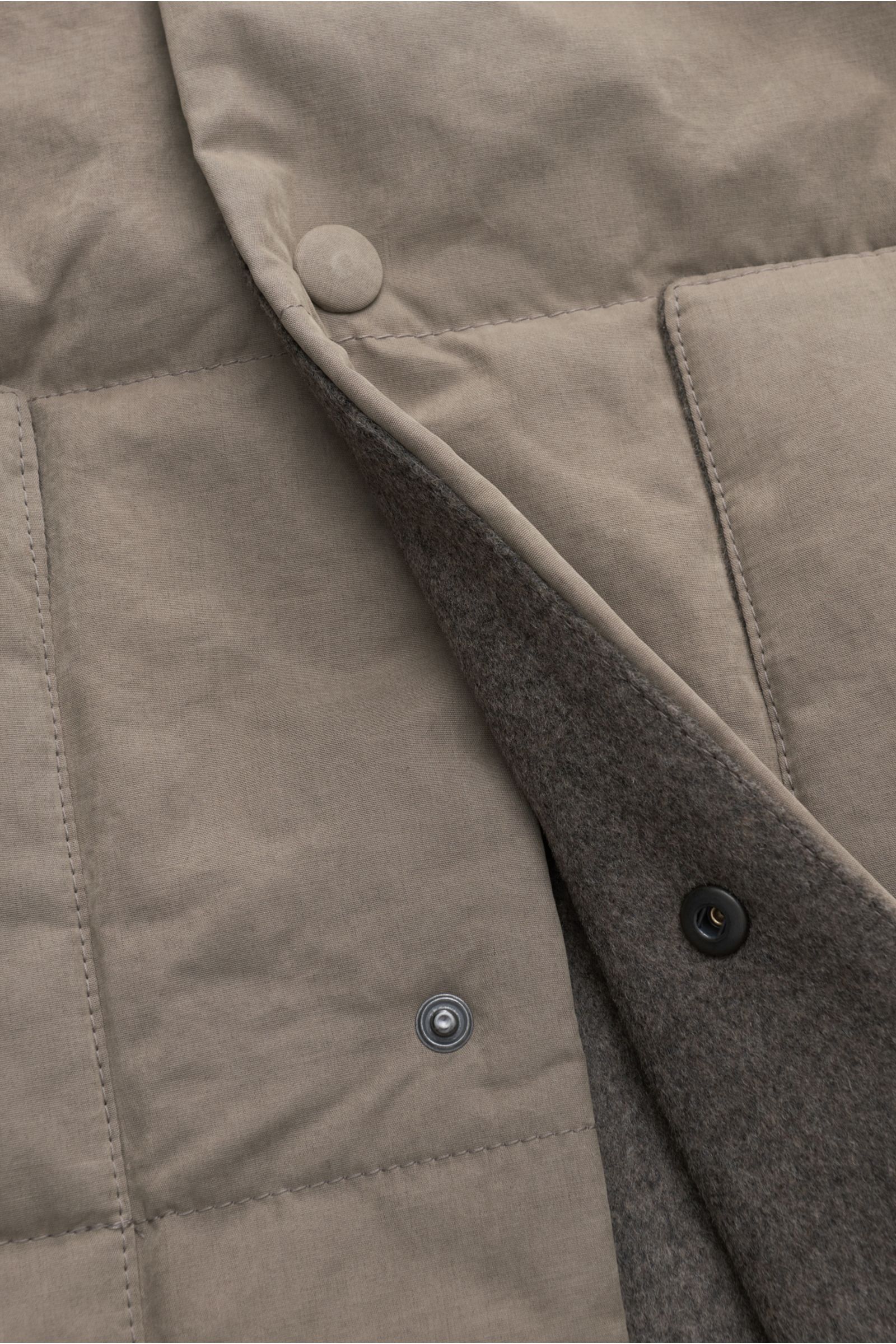 04651/ A trip in a bag Outdoor gilet 'Waxed Vest' beige