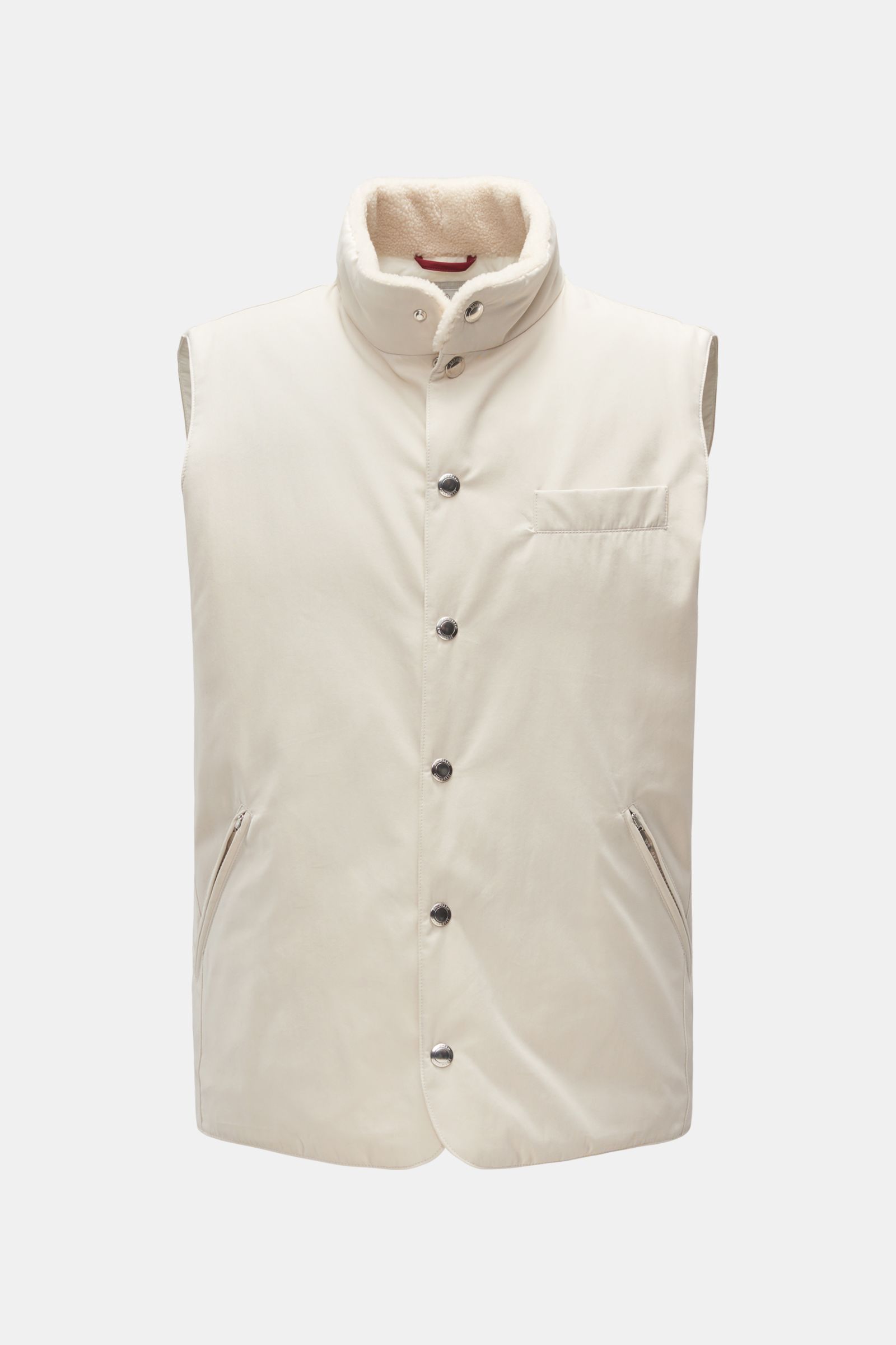 Brunello Cucinelli Daunenweste creme