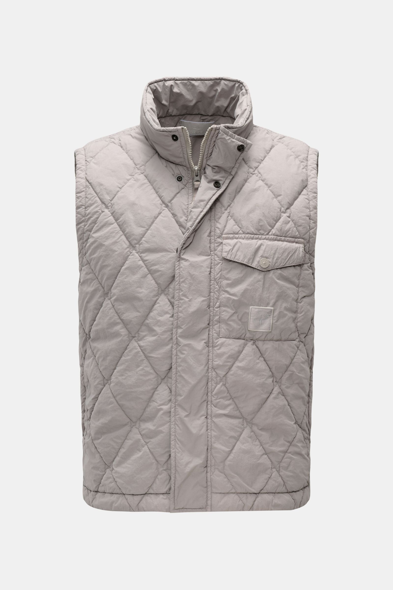 Stone Island Outdoor gilet 'Nylon Smerigliato Ghost Piece' grey