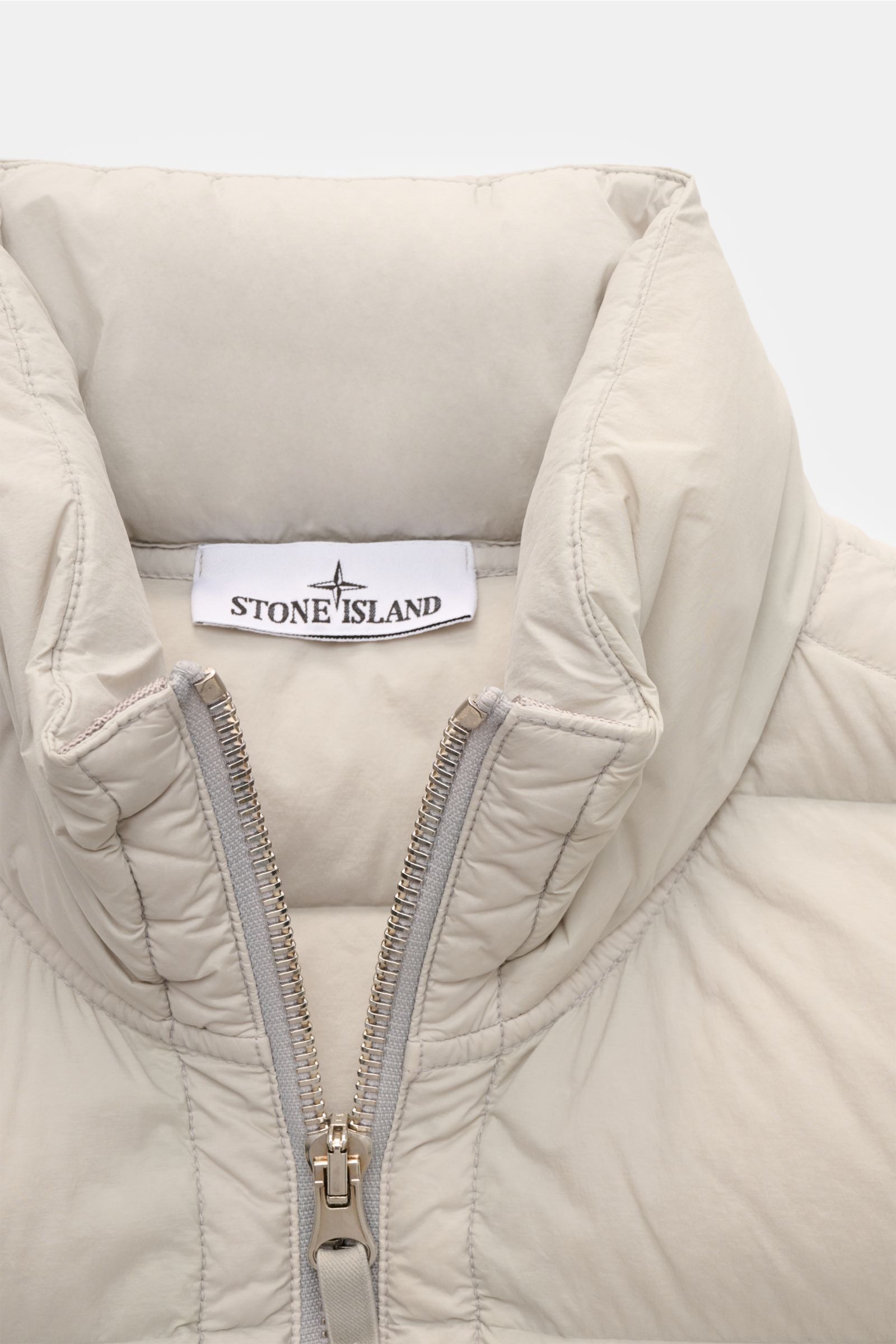 Stone Island Daunenweste 'Seamless Tunnel Nylon Down-TC' sand