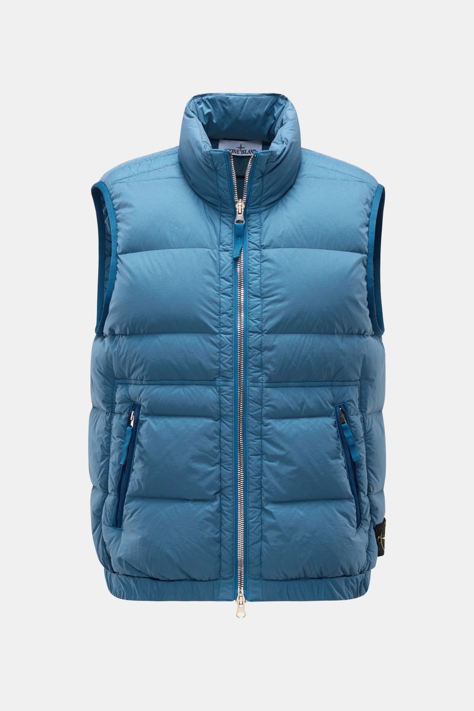 STONE ISLAND down gilet 'Seamless Tunnel Nylon Down-TC' smoky blue