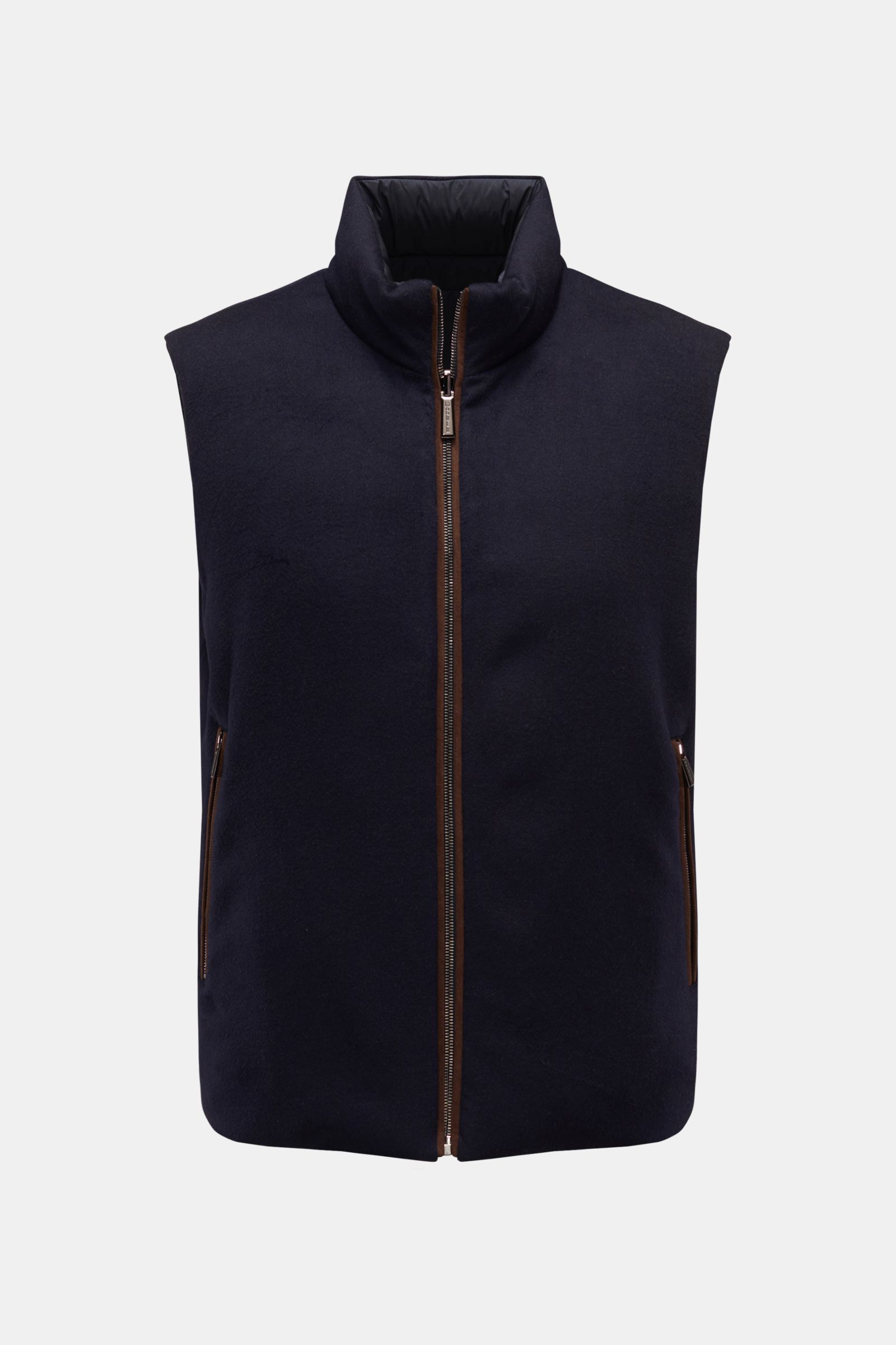 Moorer Wende-Daunenweste 'Falieri' navy