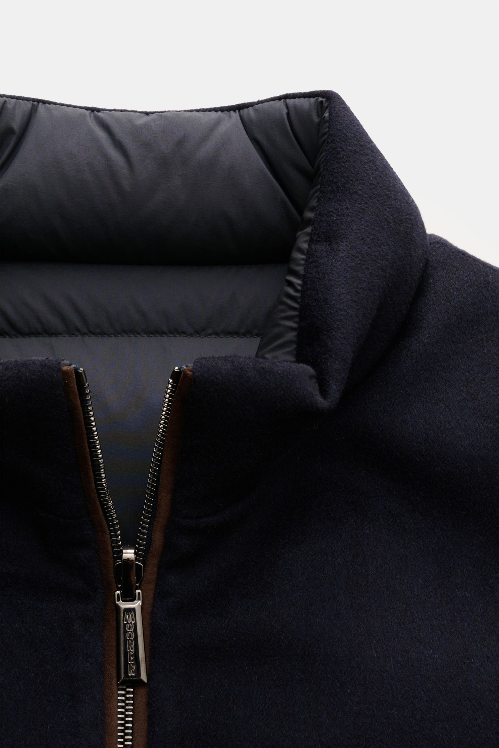 Moorer Wende-Daunenweste 'Falieri' navy