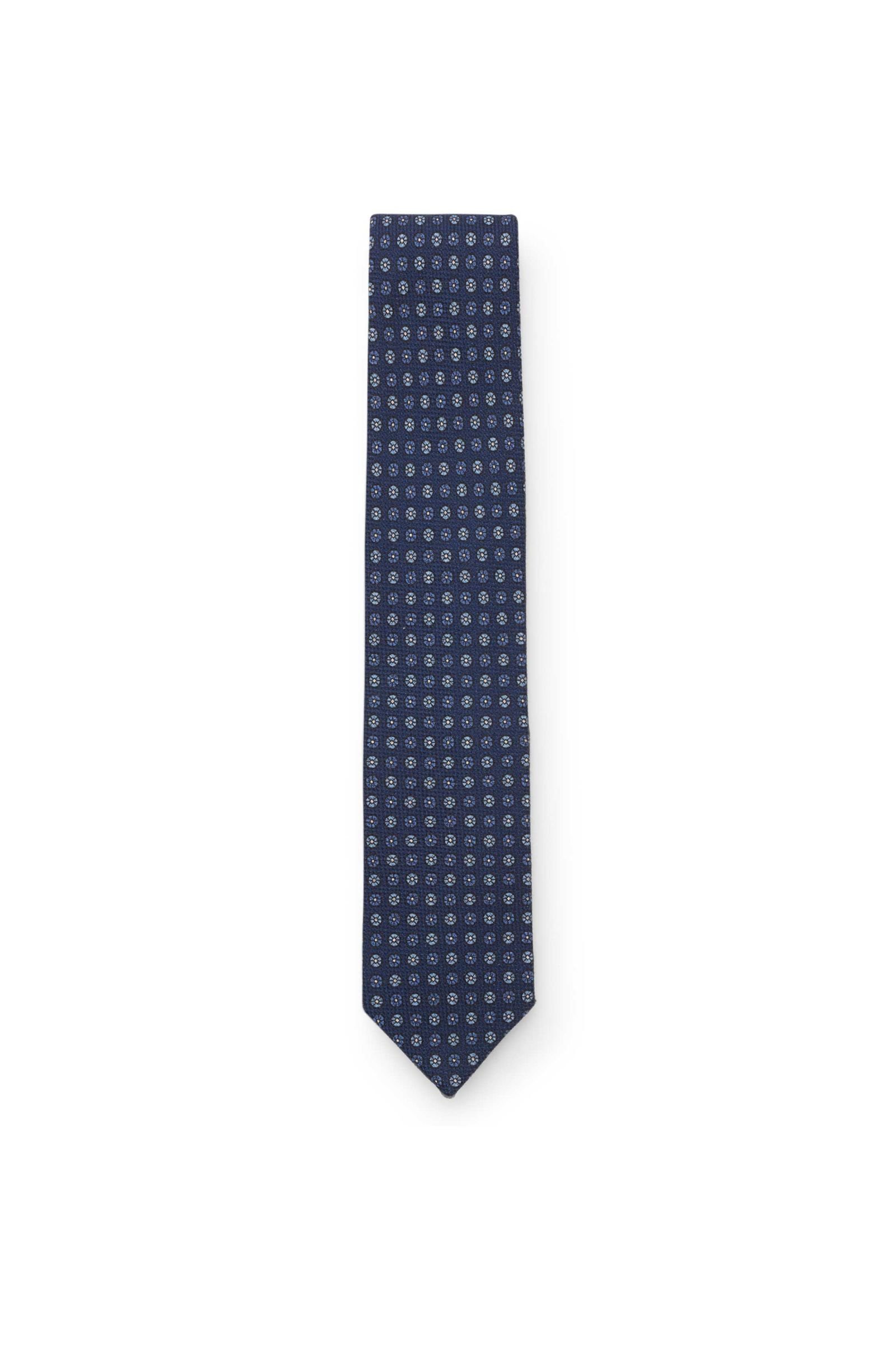 Krawatte dunkelblau gemustert