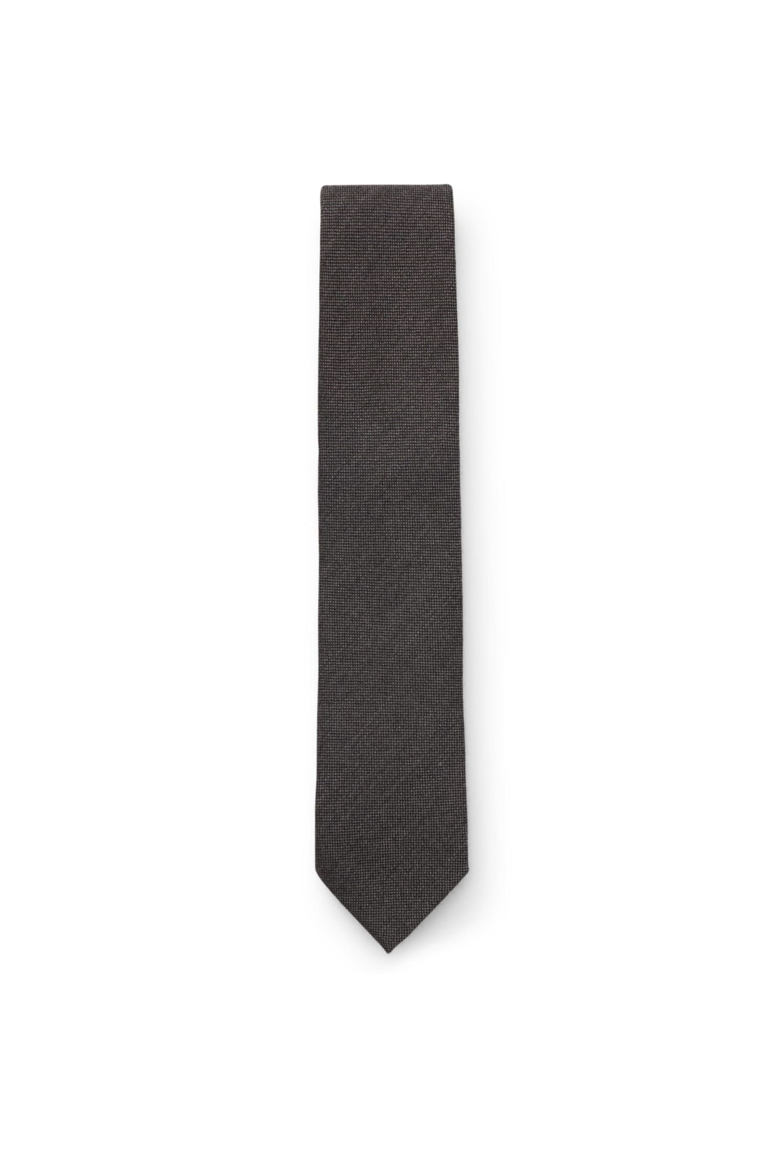 Cashmere tie dark grey