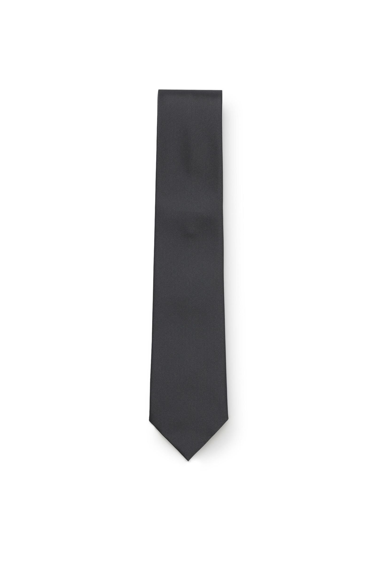 Silk tie grey