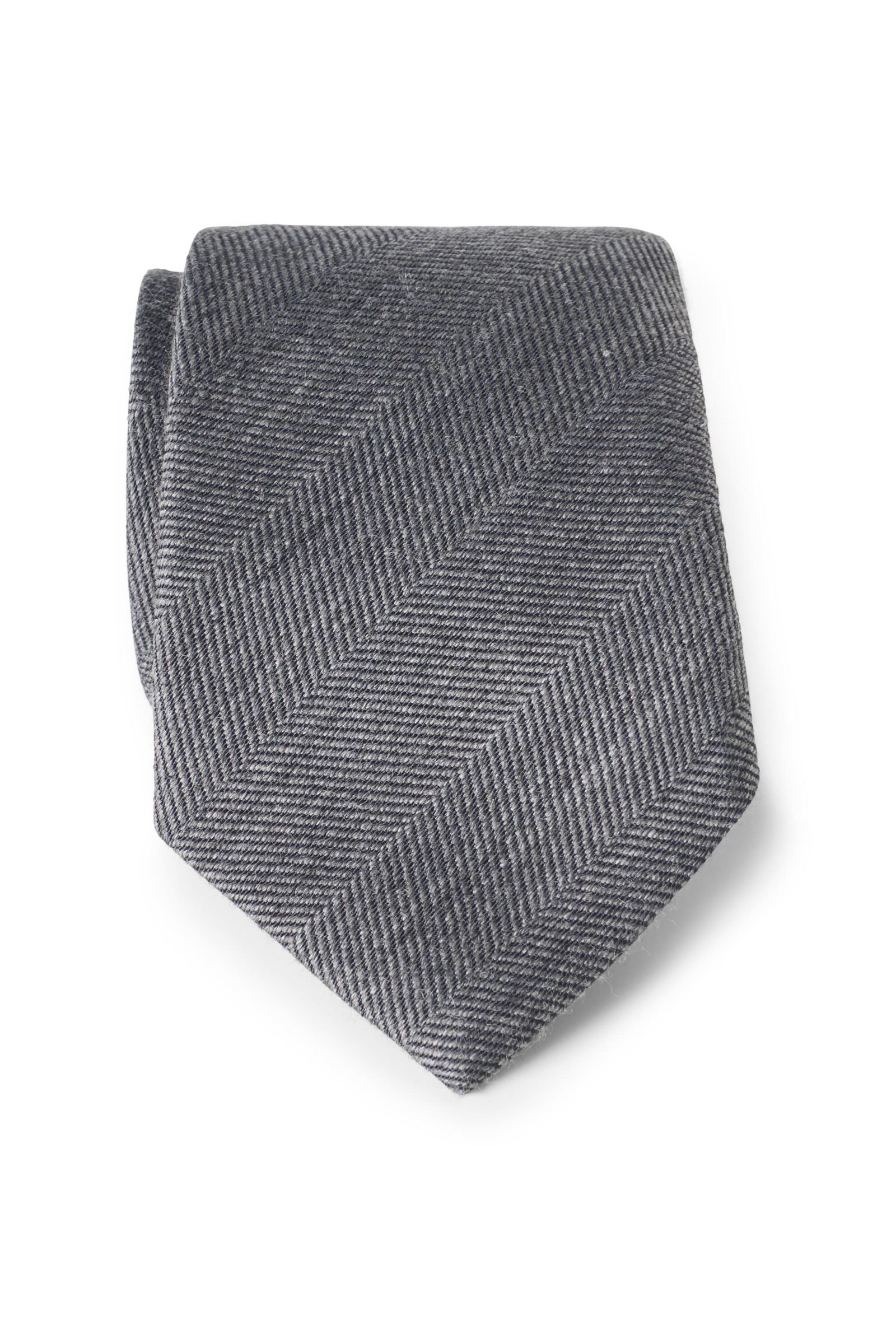 Tie dark grey