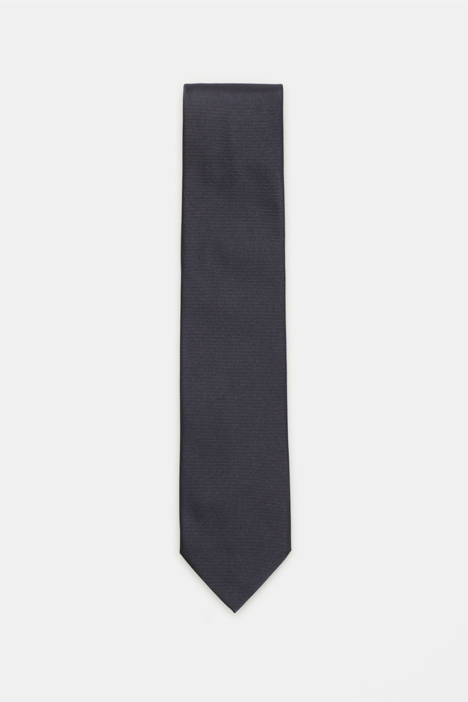 Silk tie dark grey