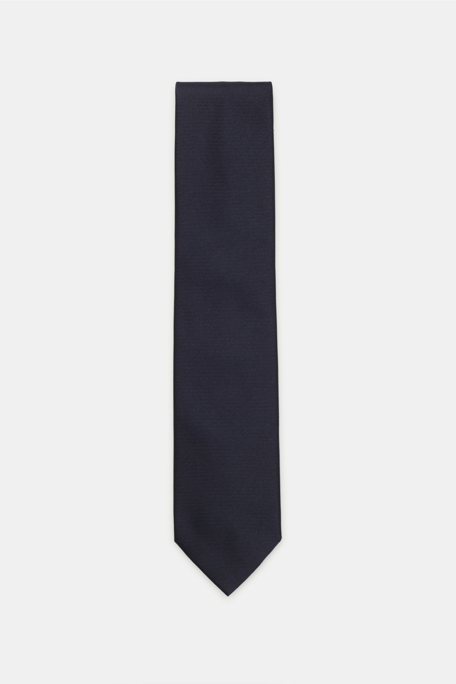Silk tie navy