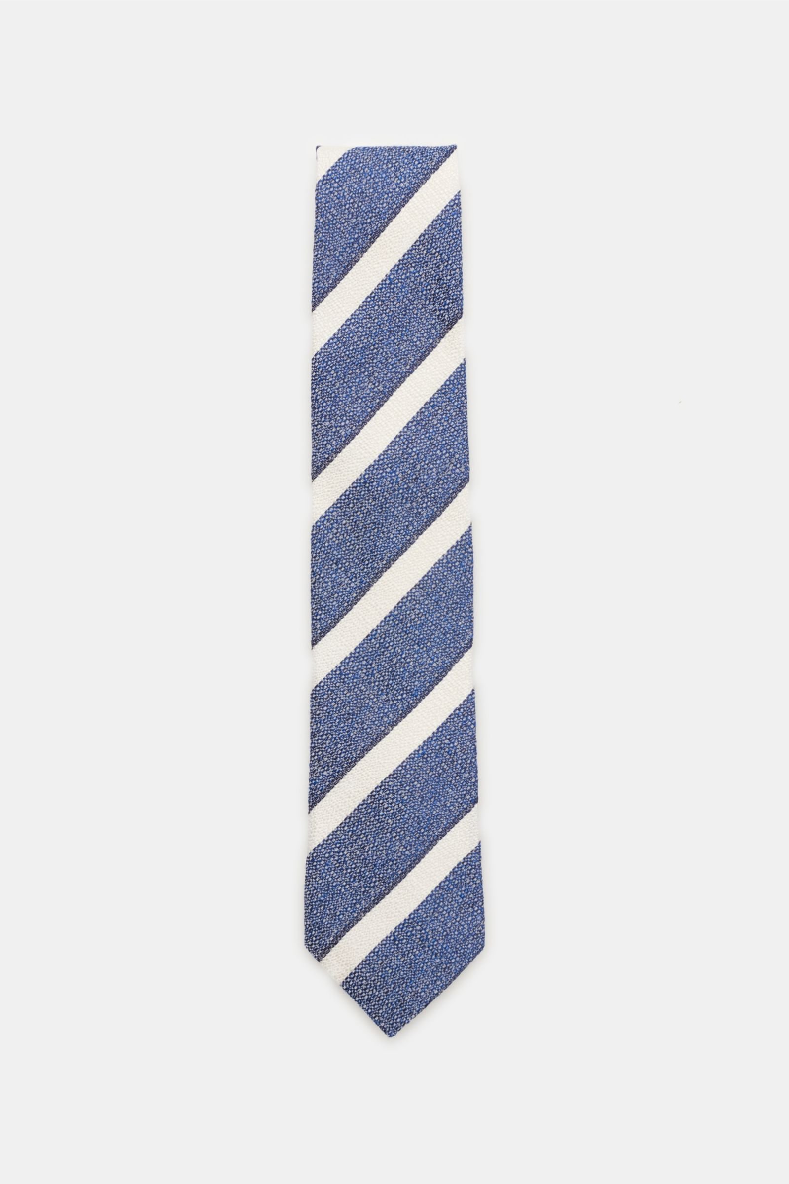 Tie dark blue/white striped