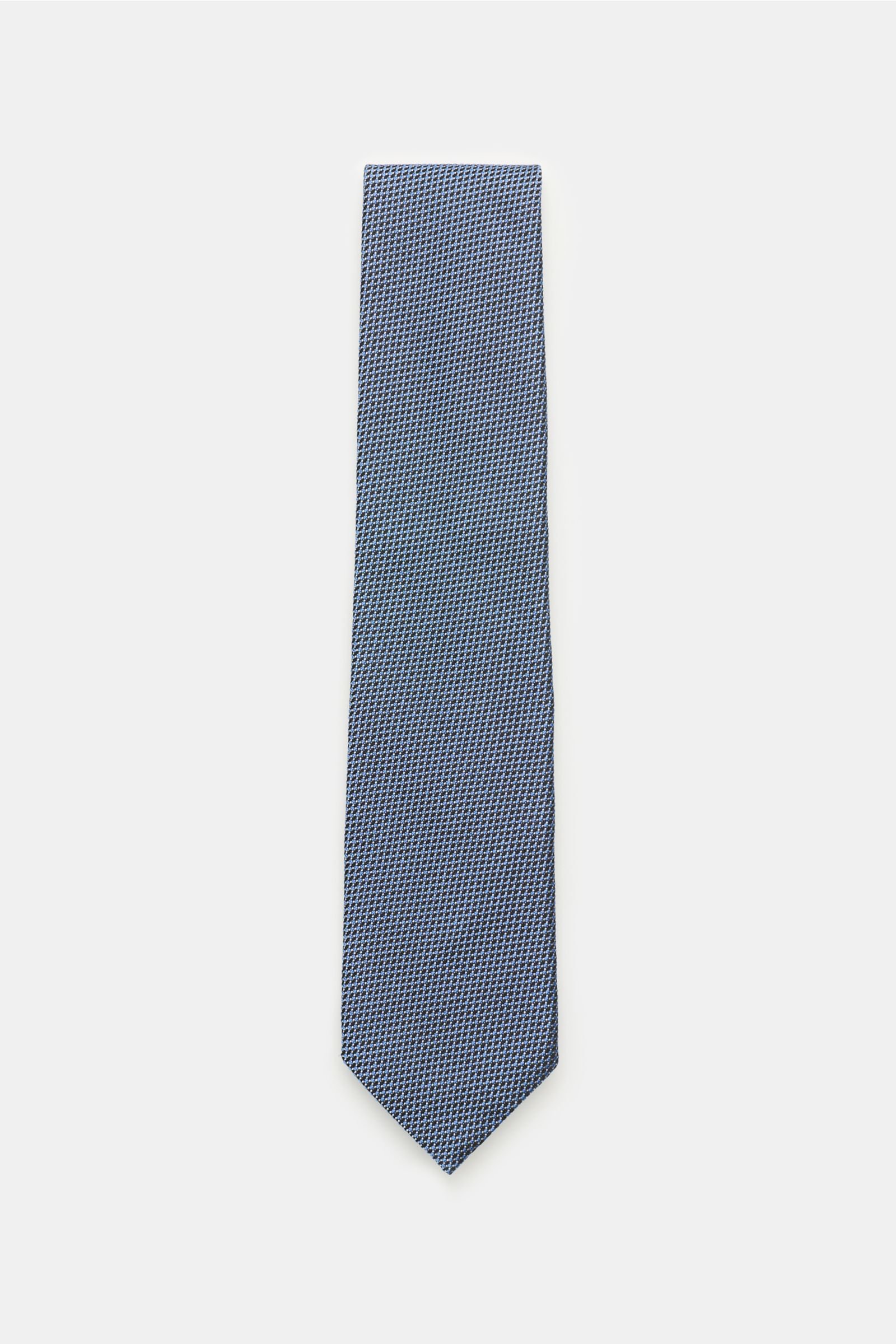 Krawatte rauchblau/navy gemustert