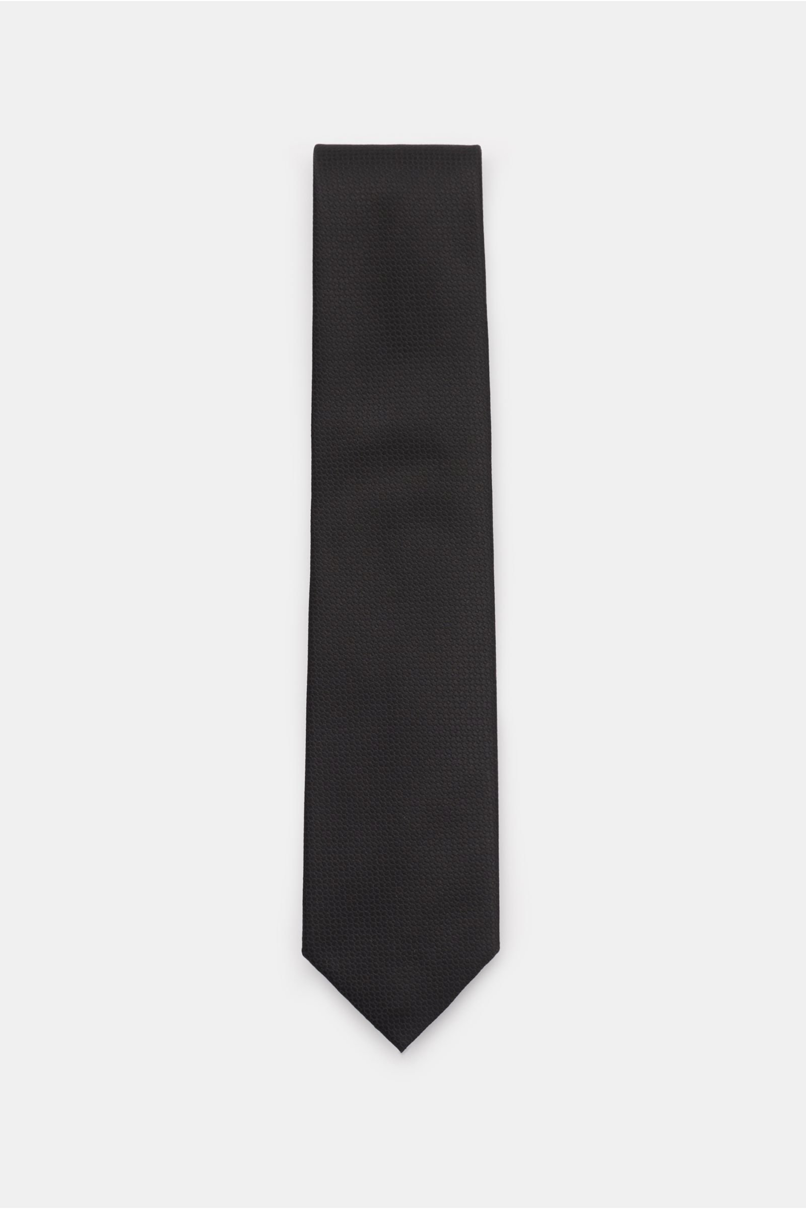 Silk tie black