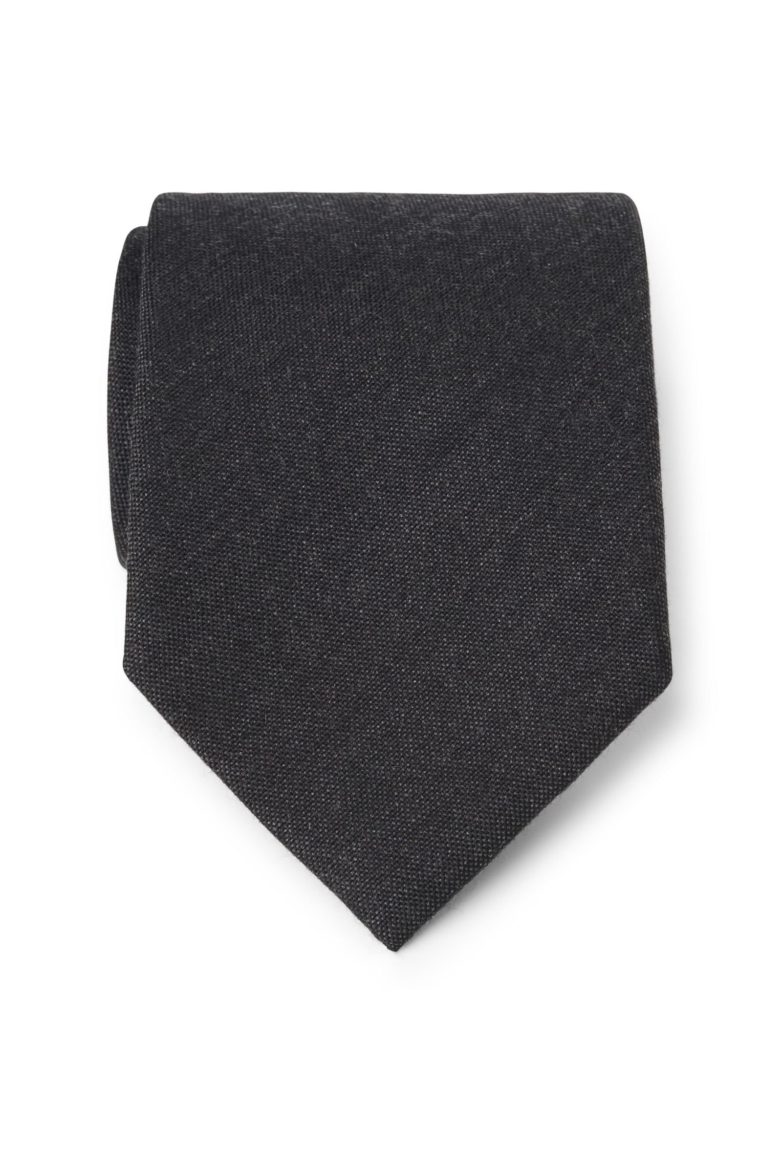 Cashmere Krawatte anthrazit