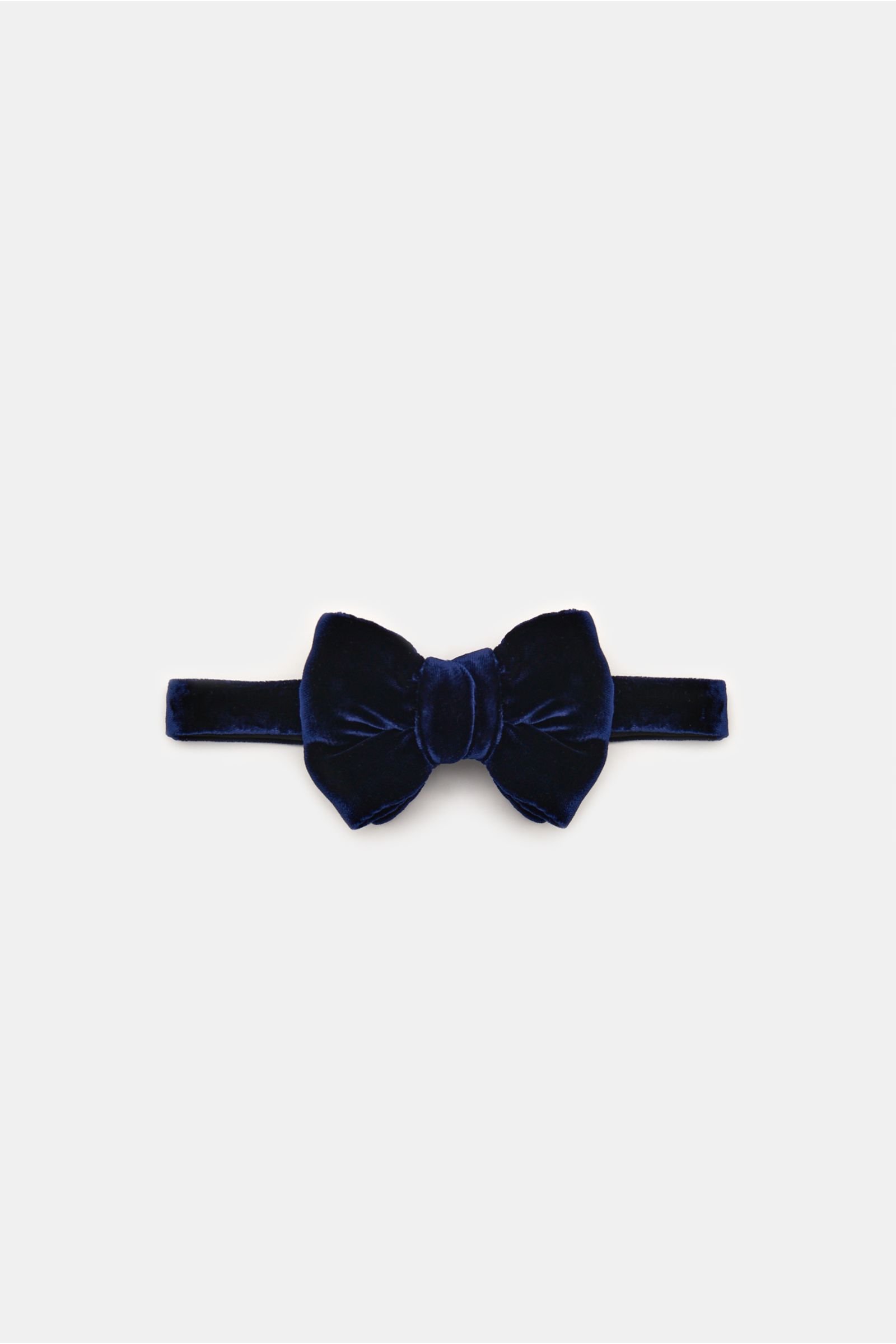 Velvet bow tie dark blue