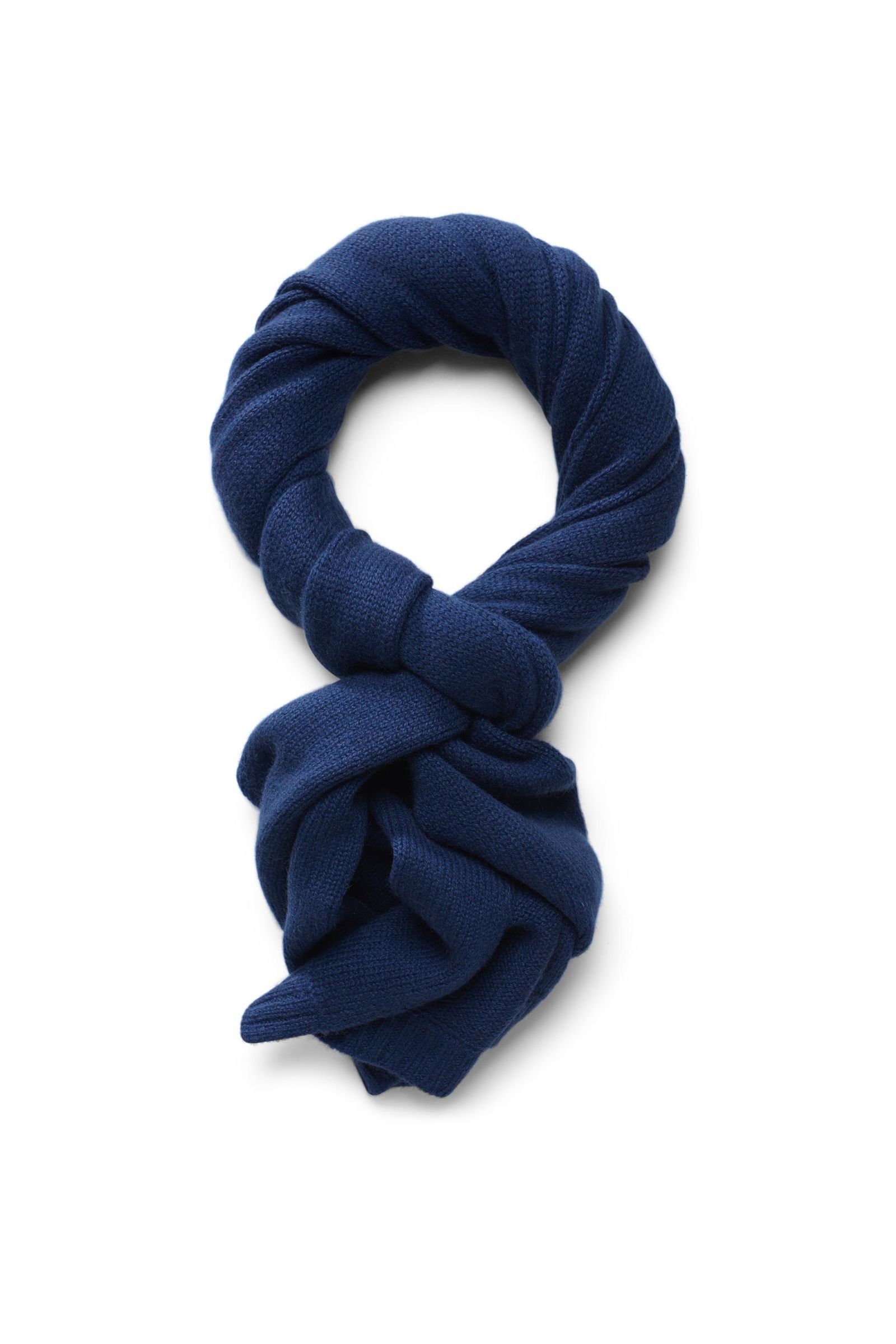 Cashmere scarf blue