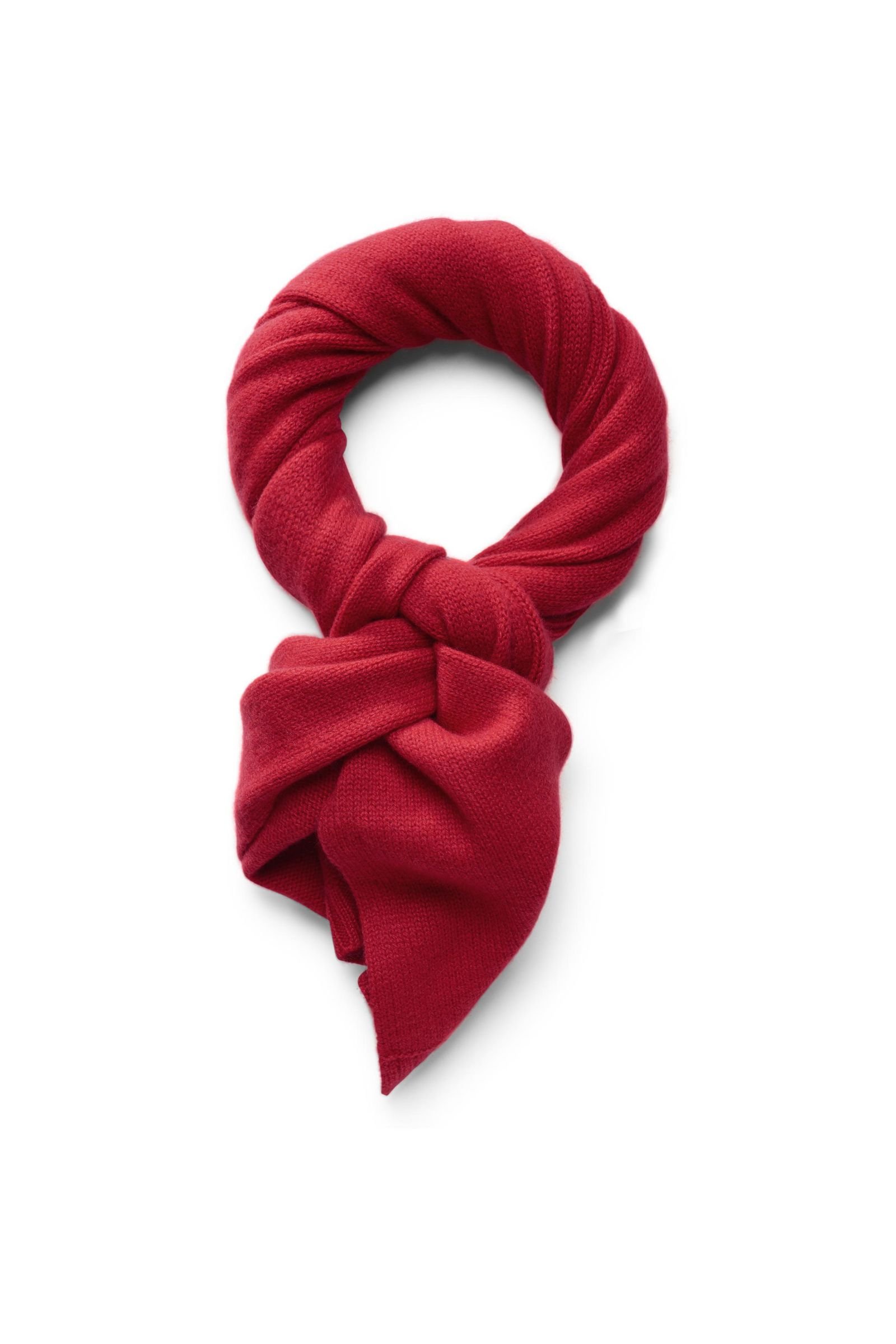 Cashmere scarf red