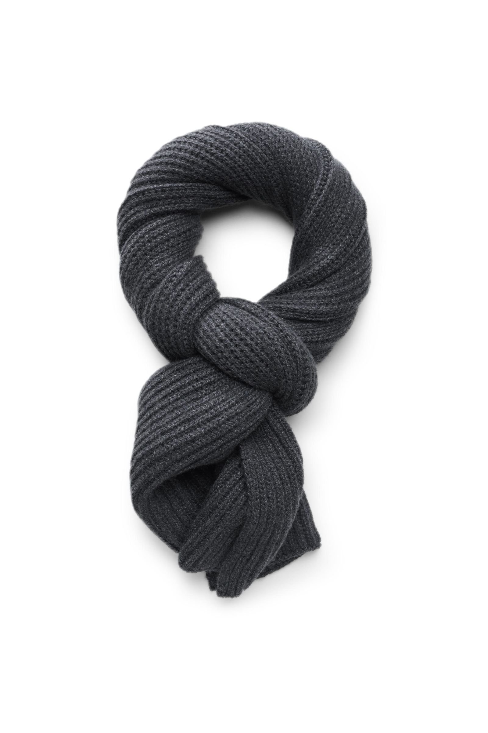 Cashmere scarf 'Alfredo' dark grey