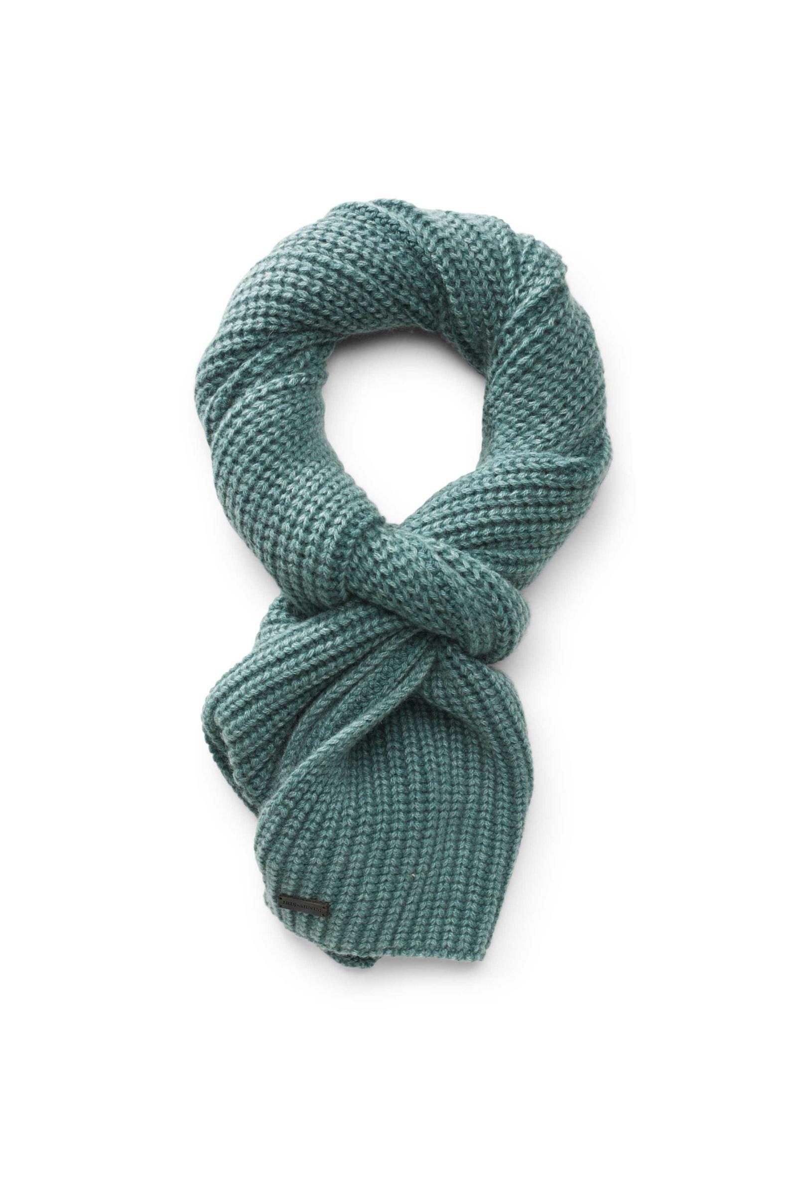 Cashmere scarf 'Collinus' grey green