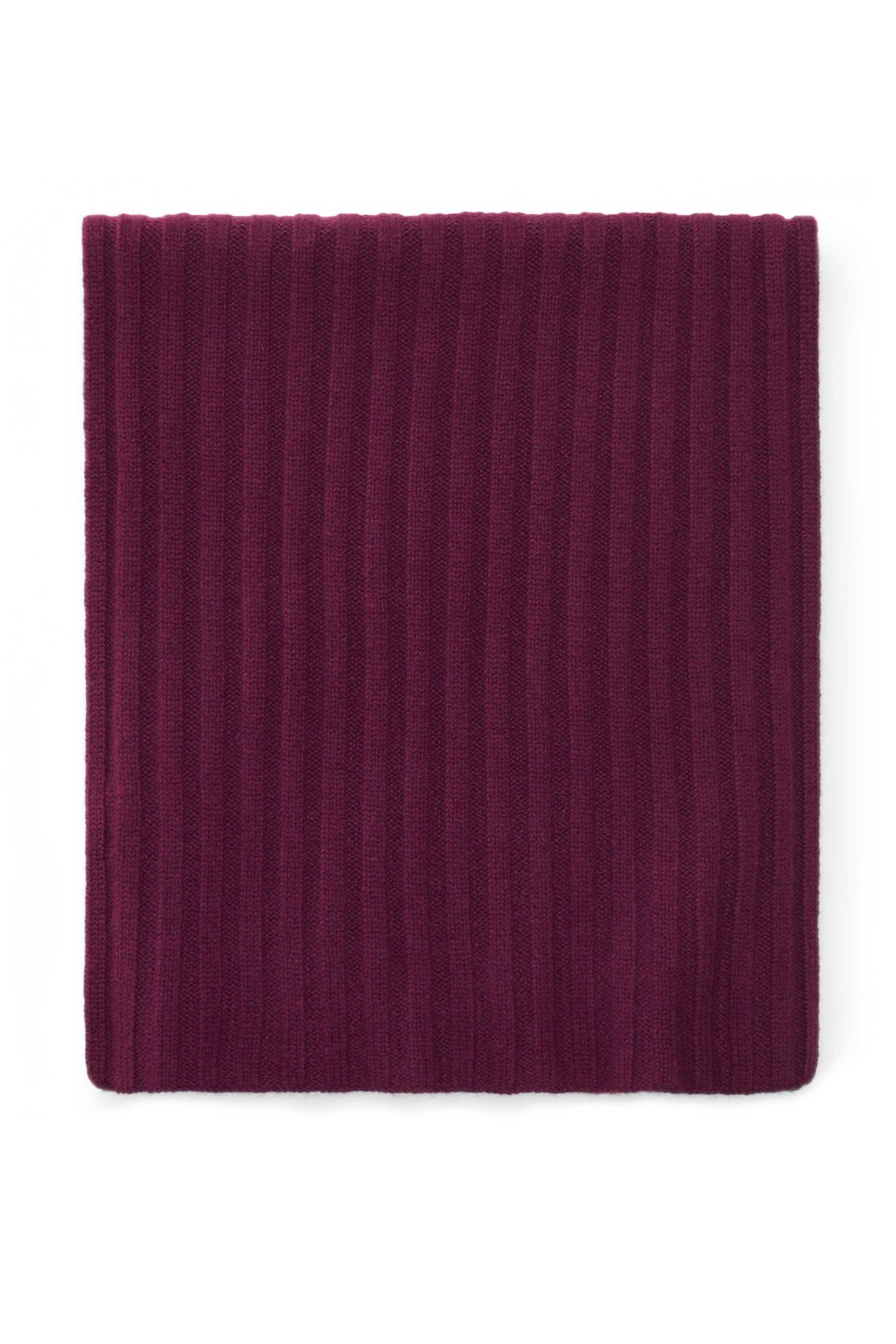 Cashmere scarf burgundy