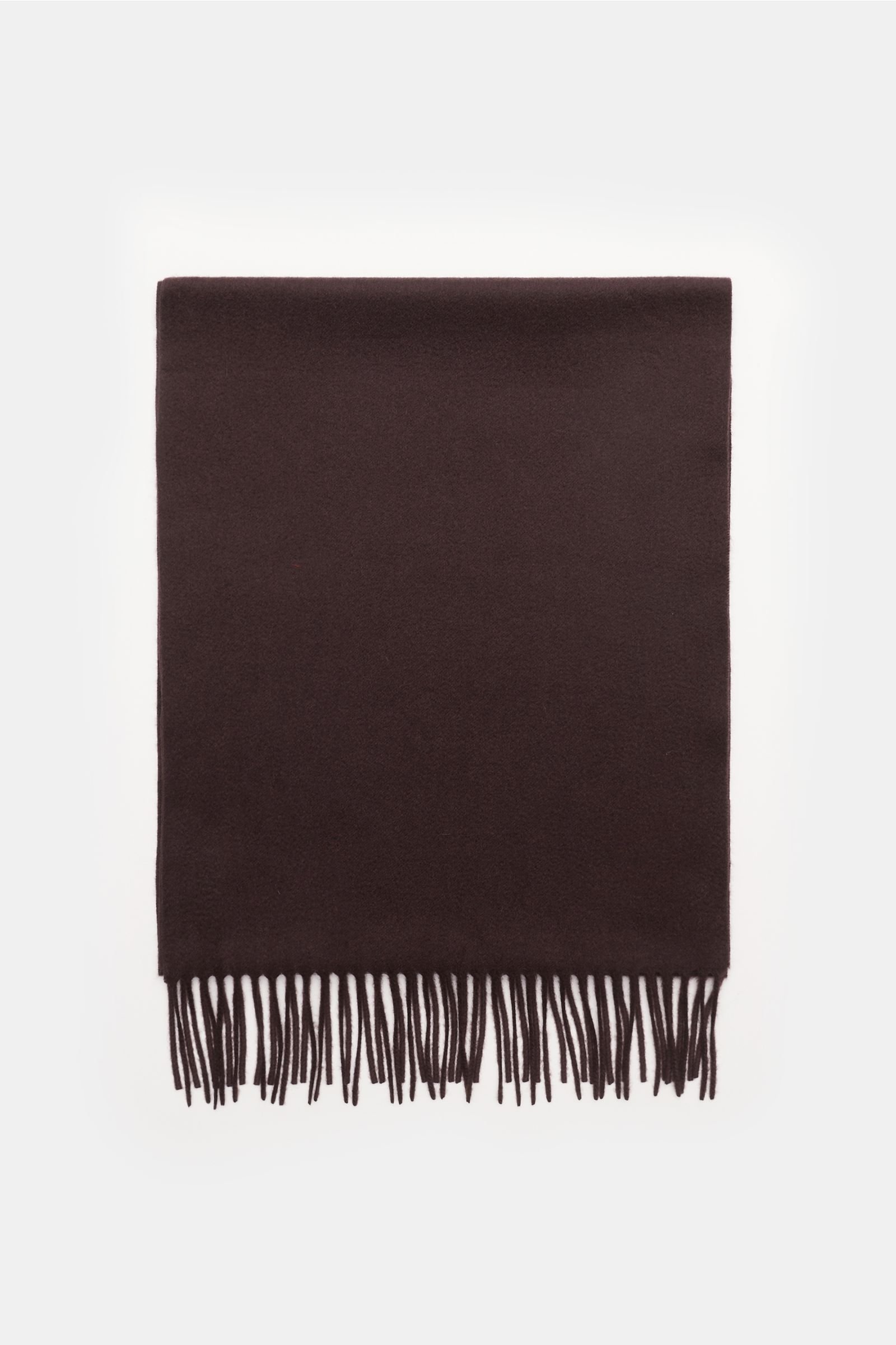 Cashmere scarf dark brown