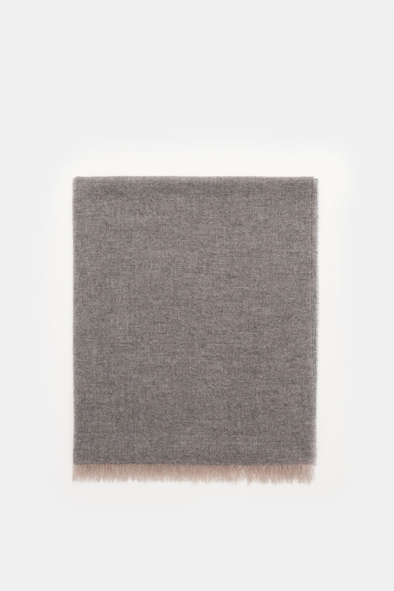 Cashmere scarf 'Ortisei' grey-brown