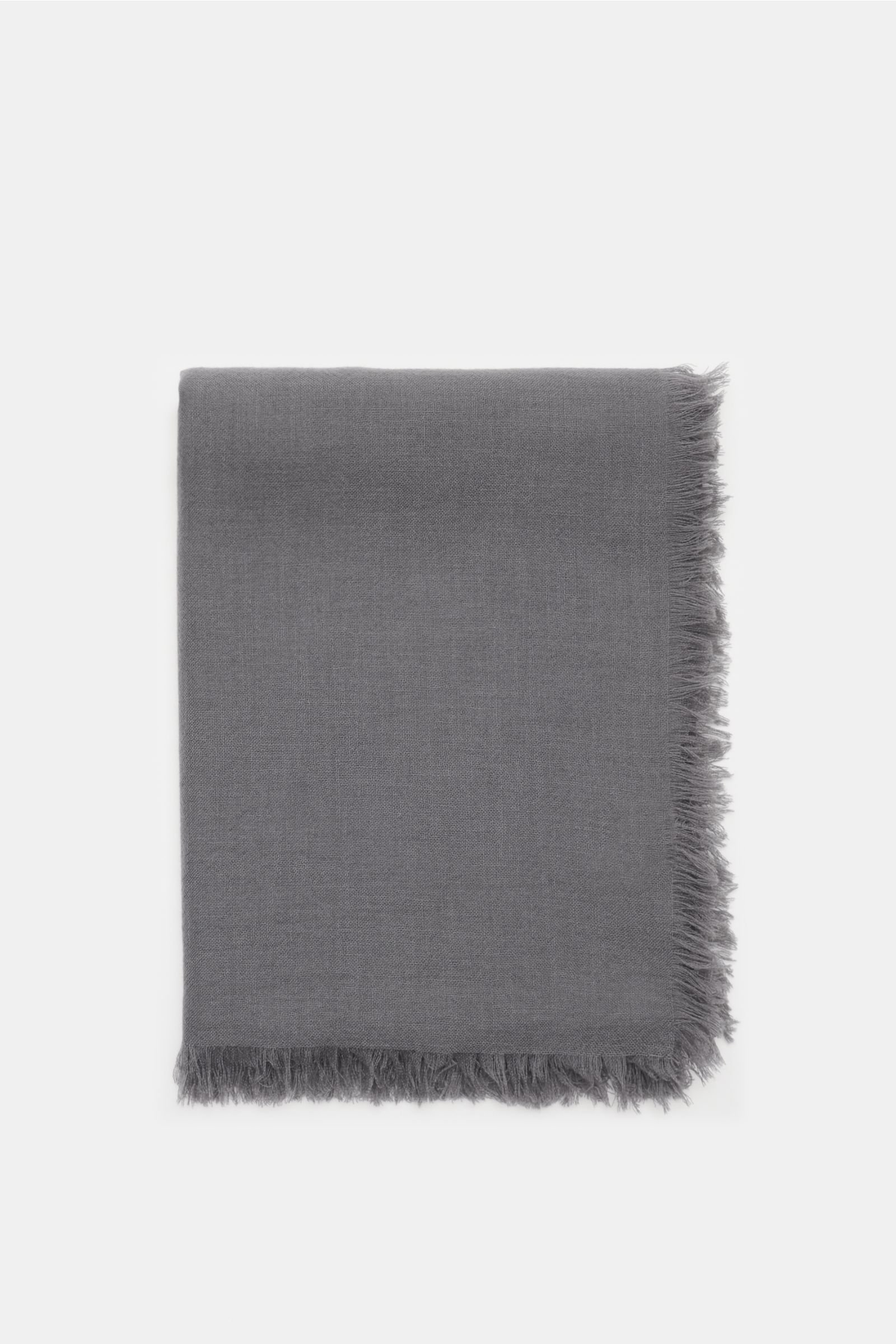Cashmere scarf dark grey