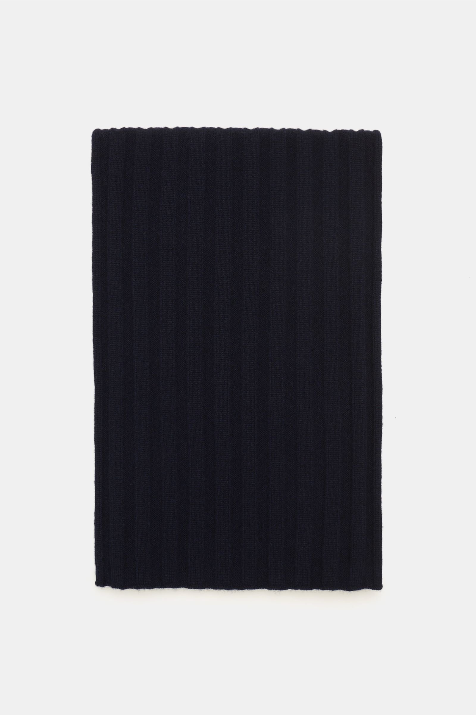 Cashmere scarf navy
