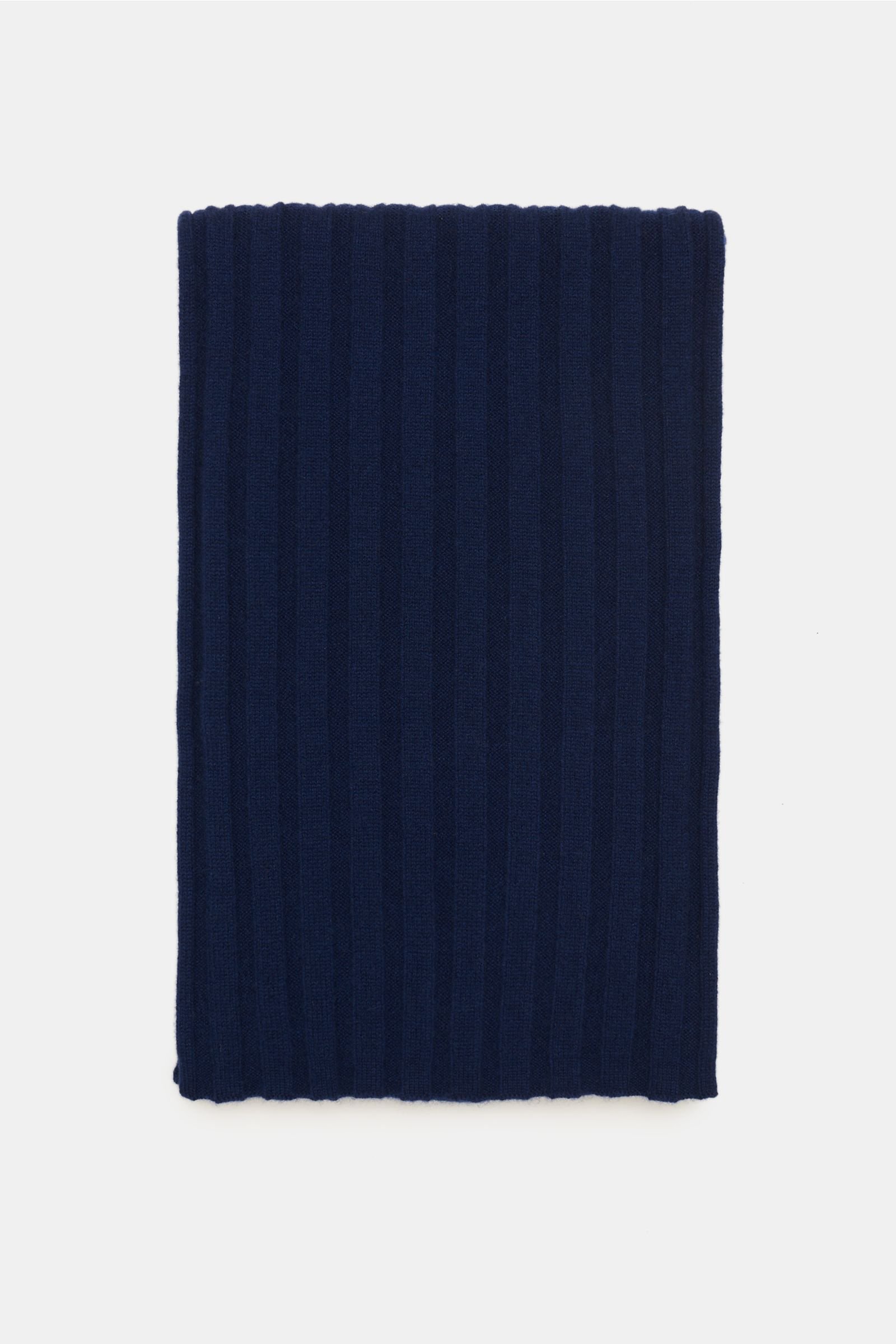 Cashmere scarf dark blue