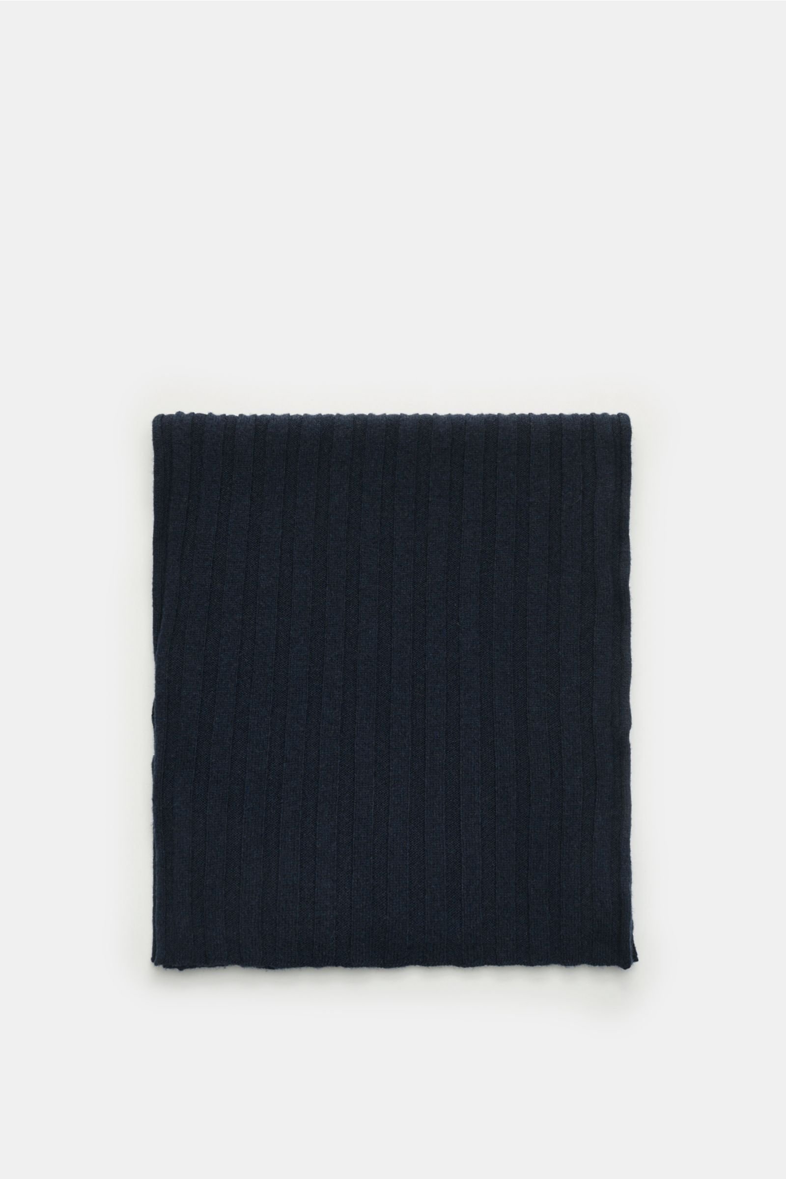 Cashmere scarf dark blue