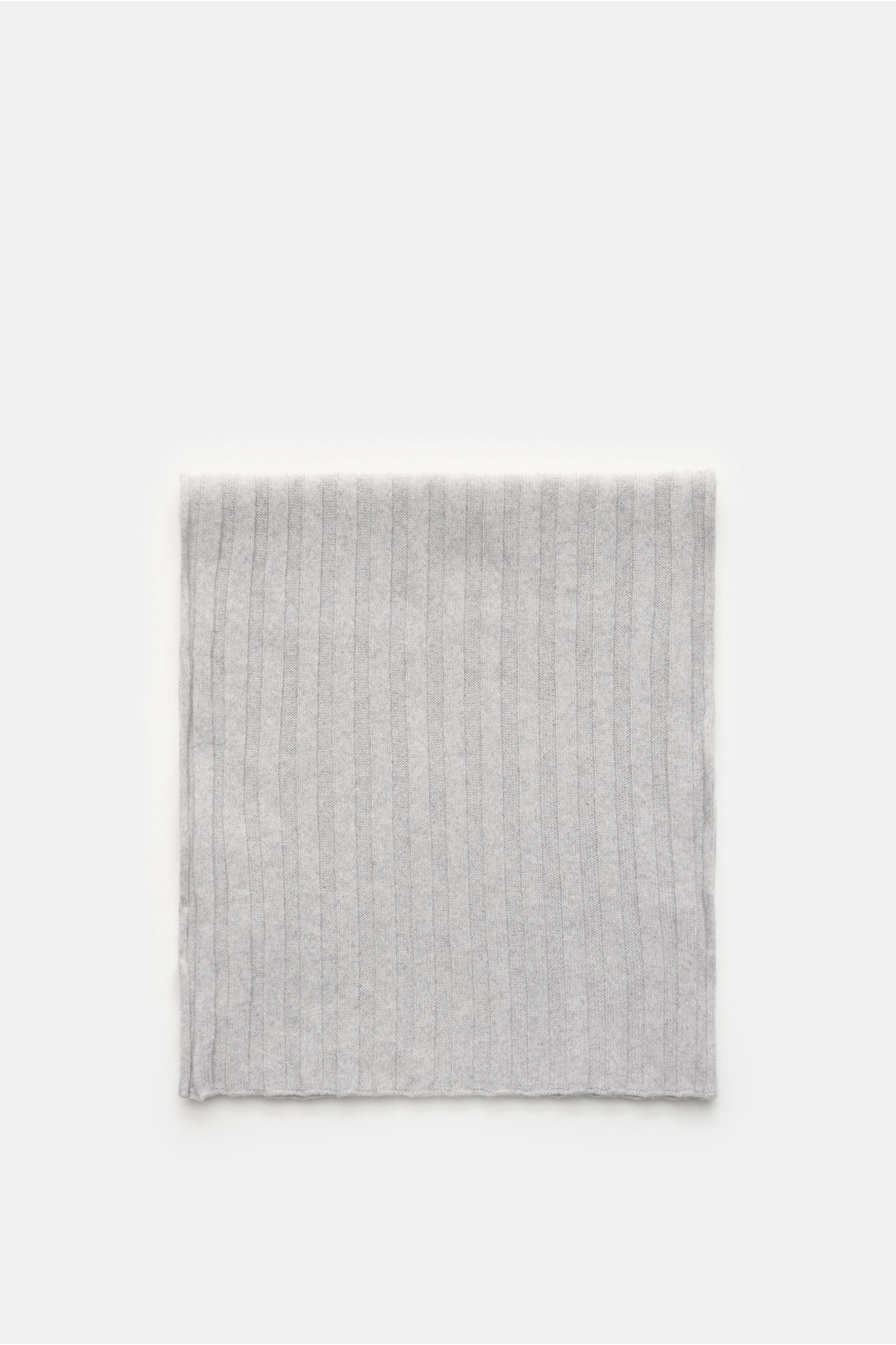 Cashmere scarf light grey