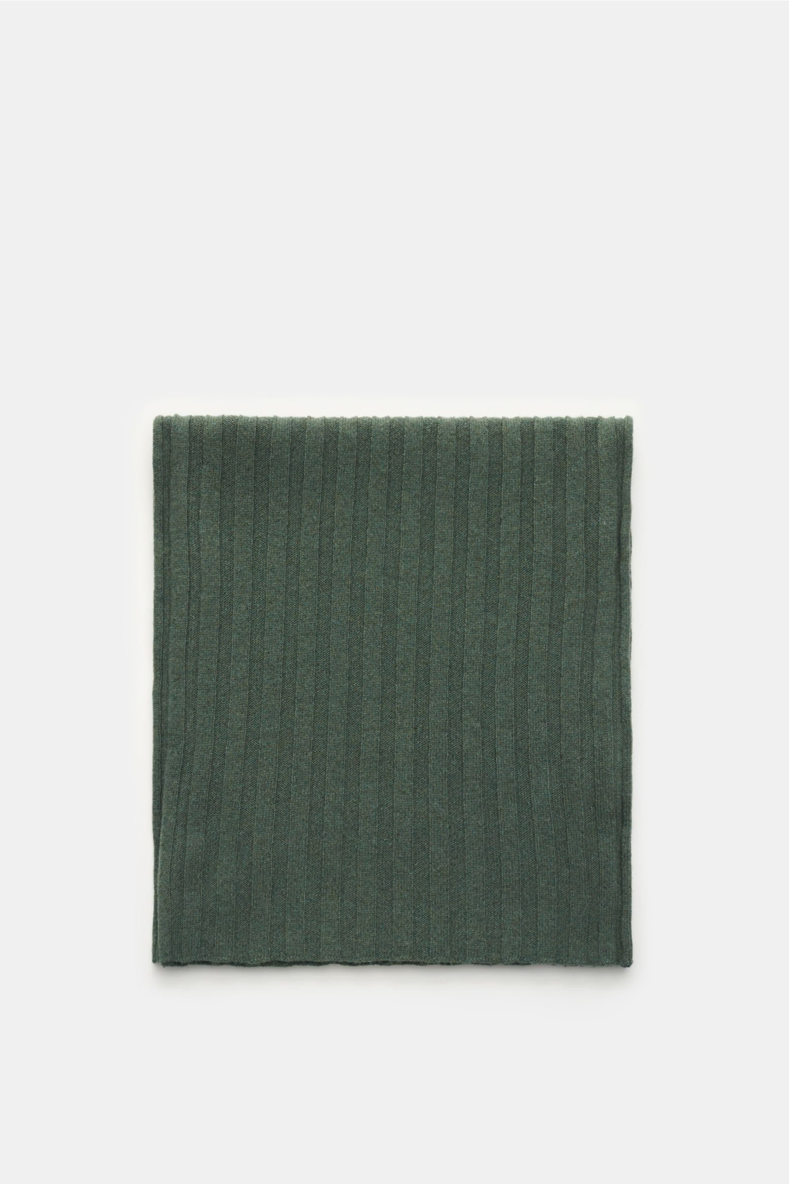 Cashmere scarf grey-green