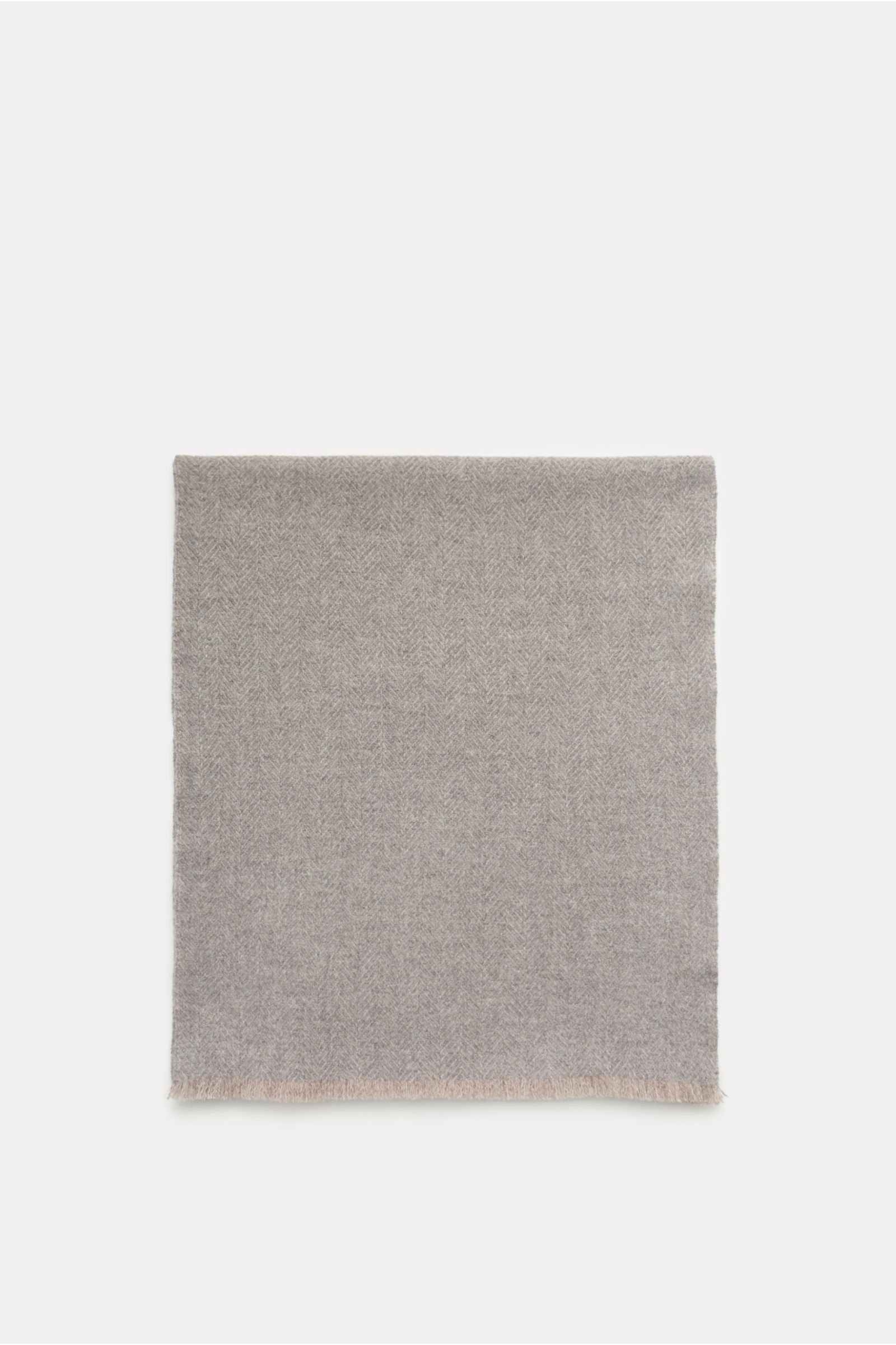 Cashmere scarf light grey/beige