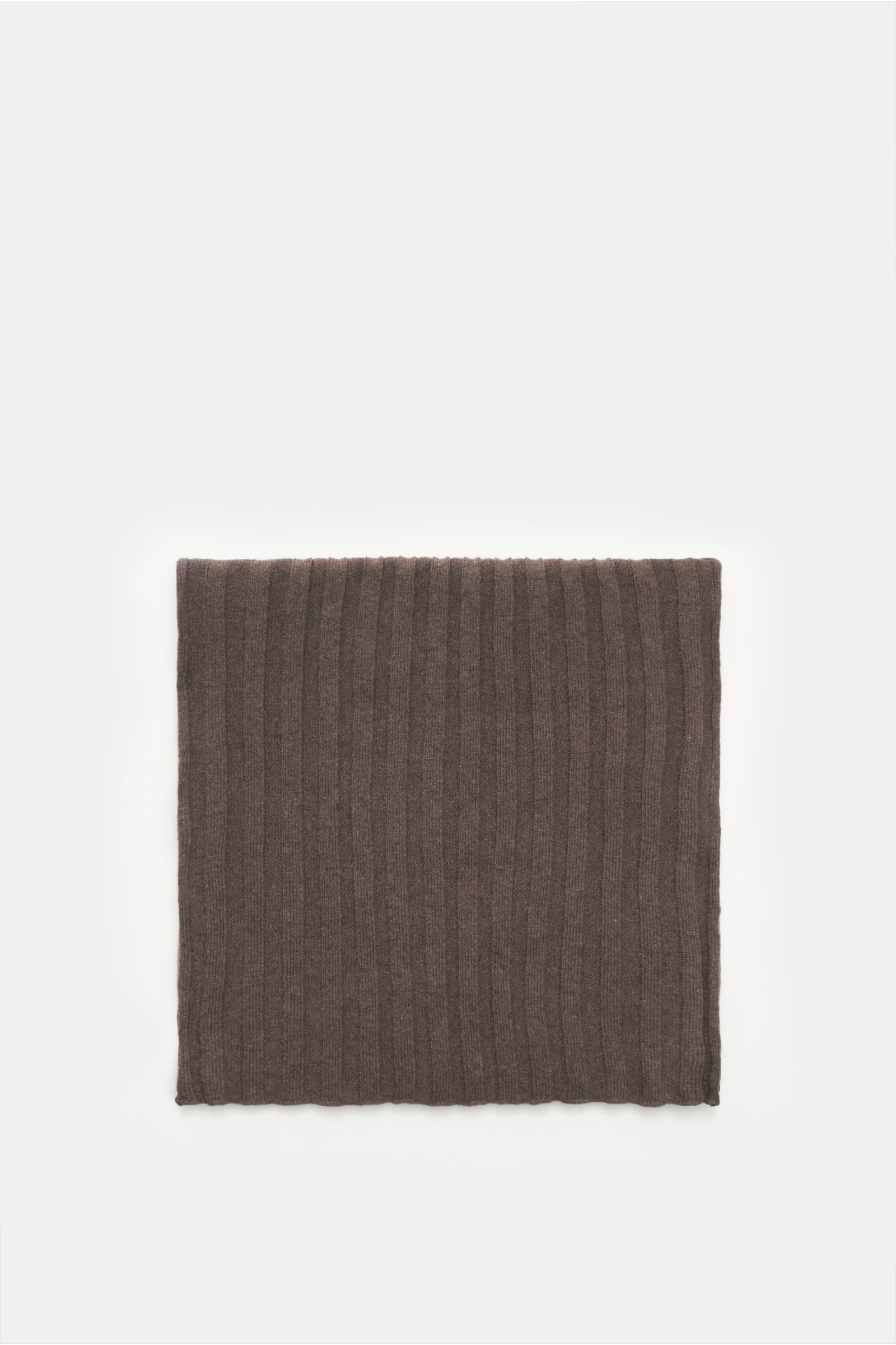 Cashmere scarf grey-brown