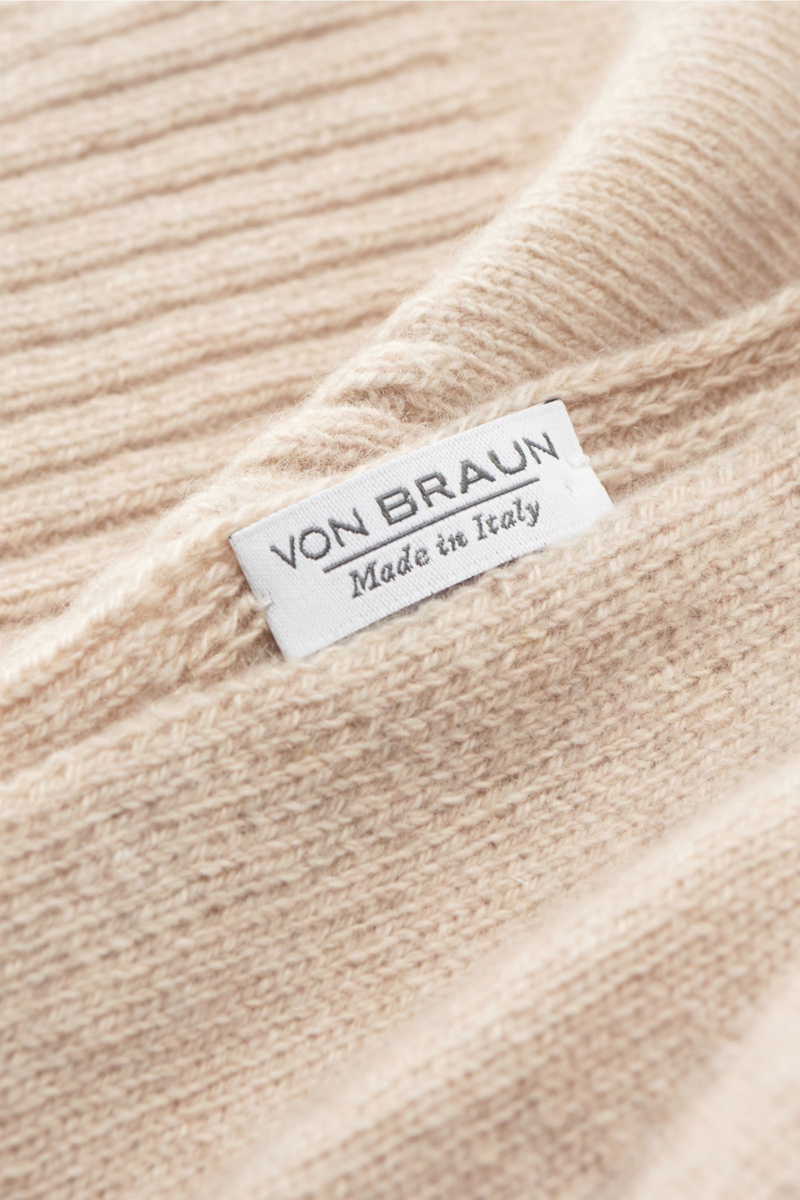 von Braun Cashmere scarf beige