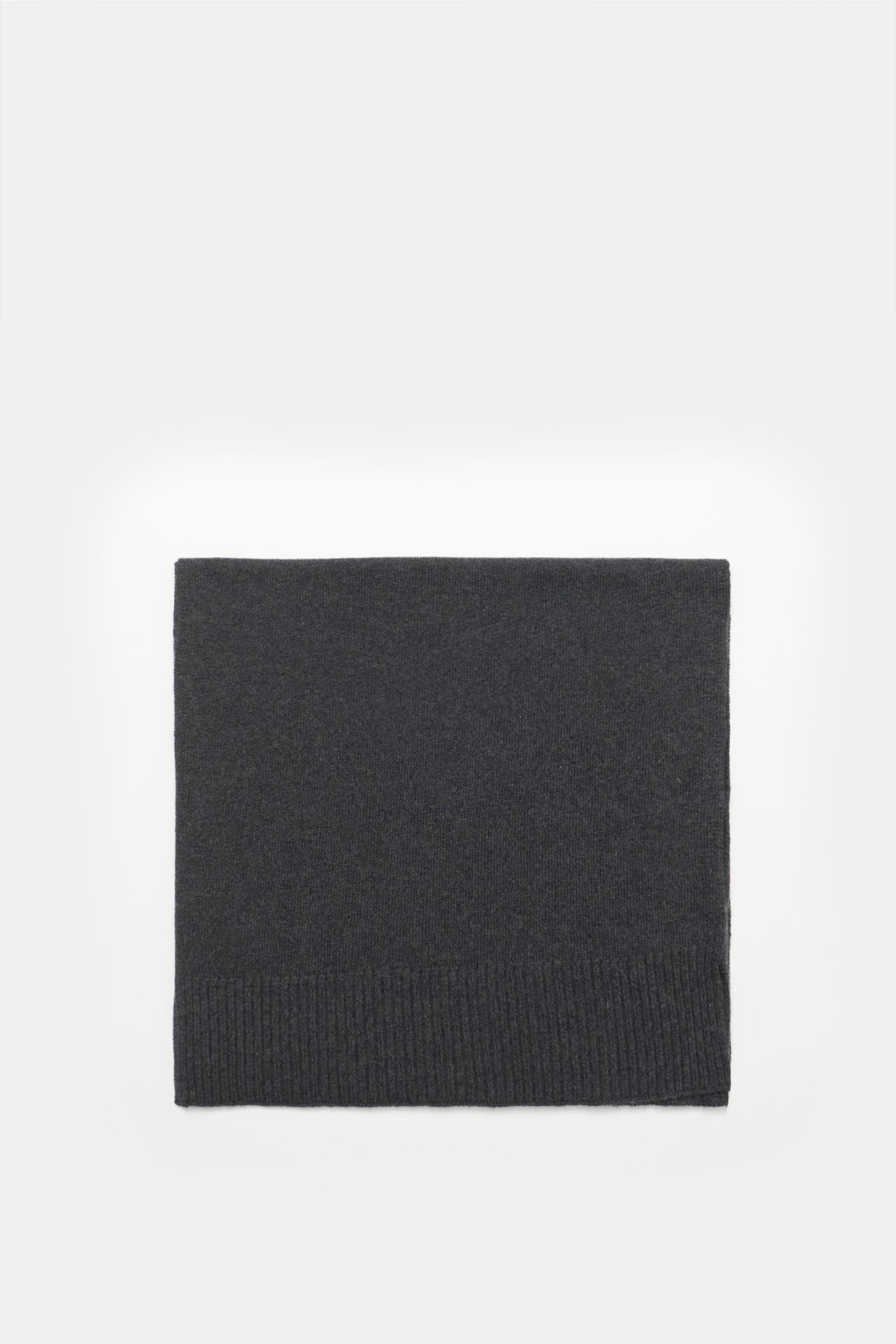 von Braun Cashmere scarf dark grey