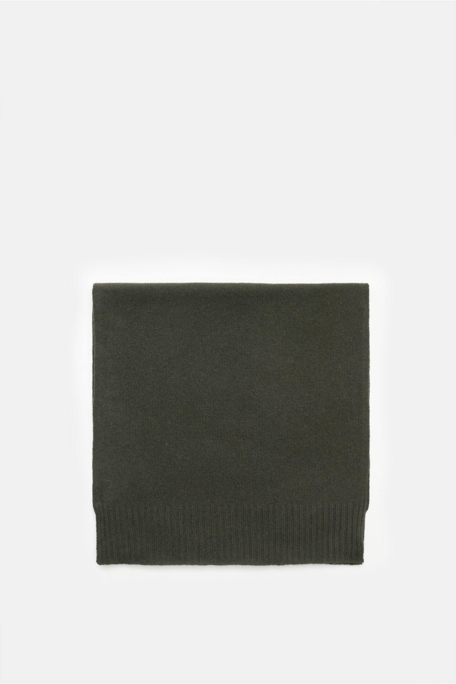 von Braun Cashmere scarf dark olive